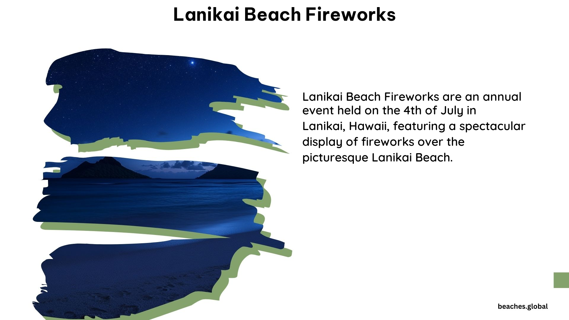 Lanikai Beach Fireworks