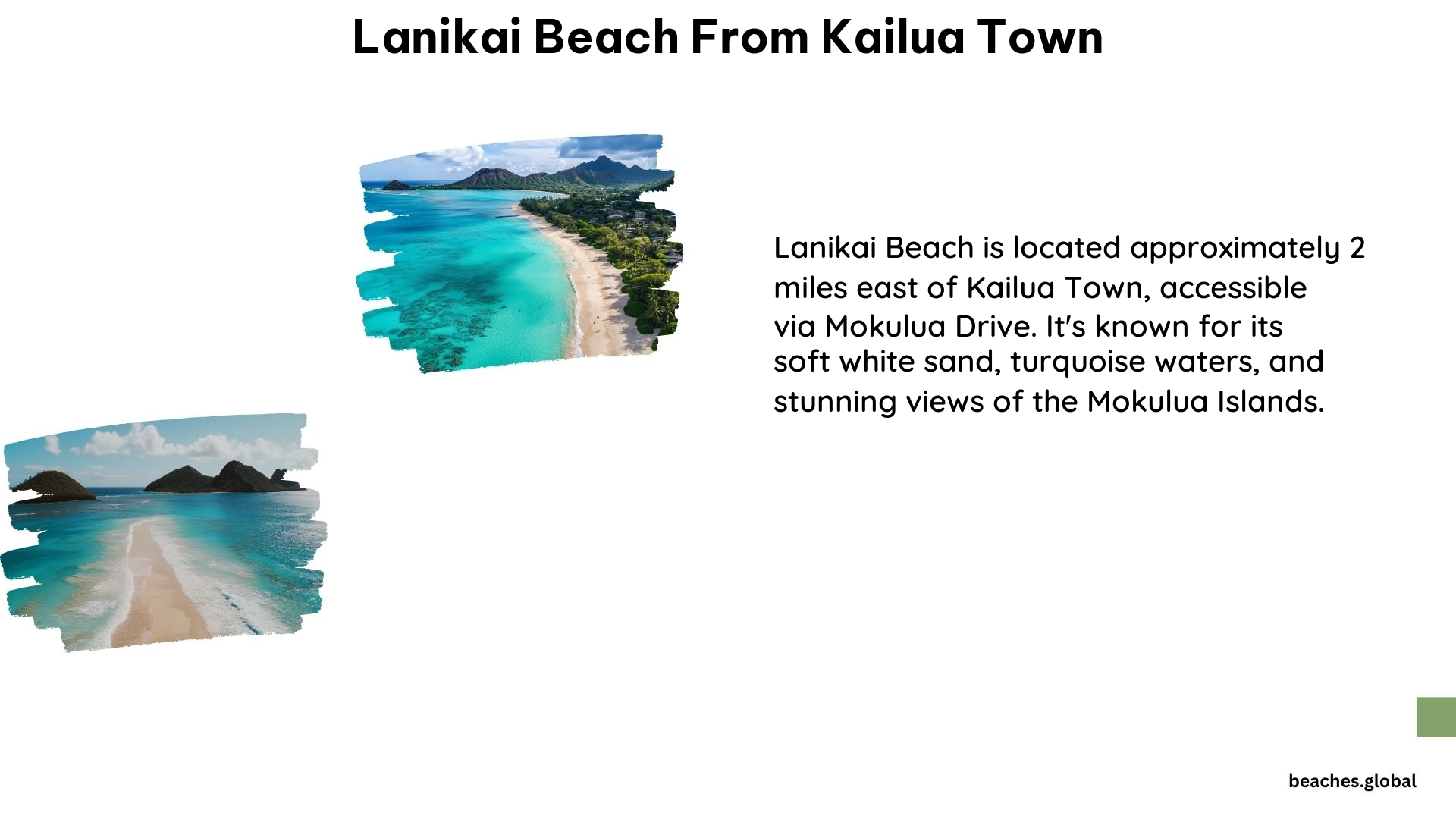 Lanikai Beach From Kailua Town