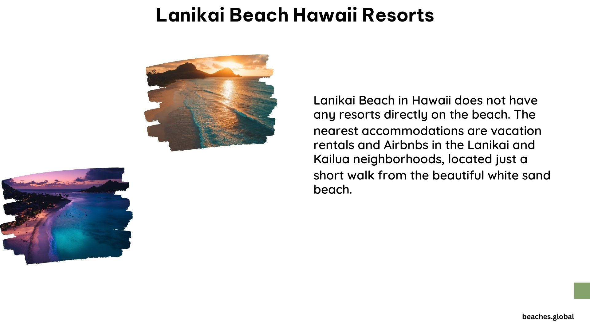 Lanikai Beach Hawaii Resorts