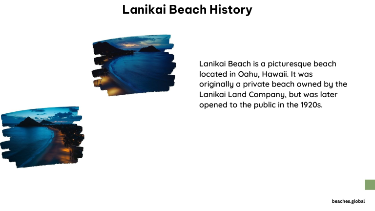 Lanikai Beach History