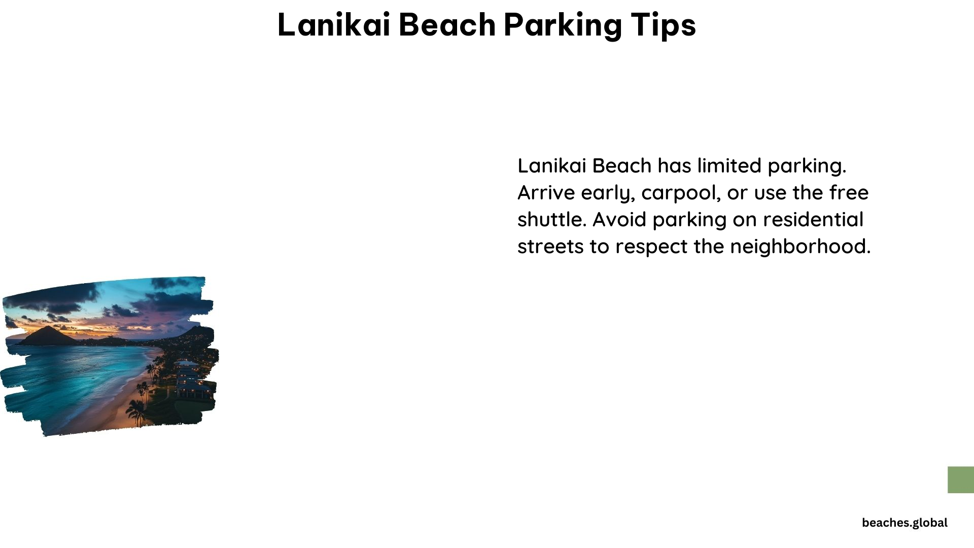 Lanikai Beach Parking Tips