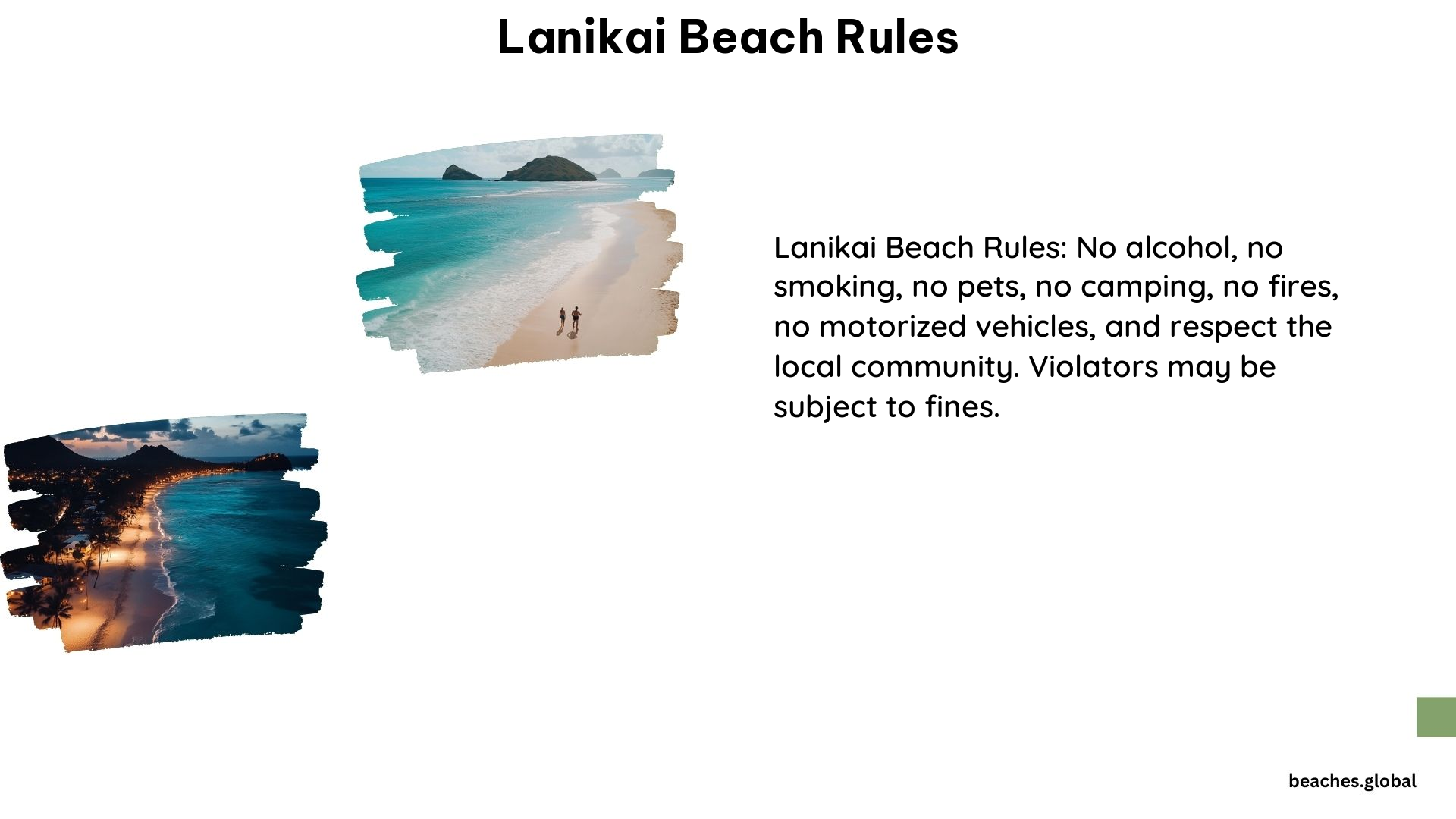 Lanikai Beach Rules