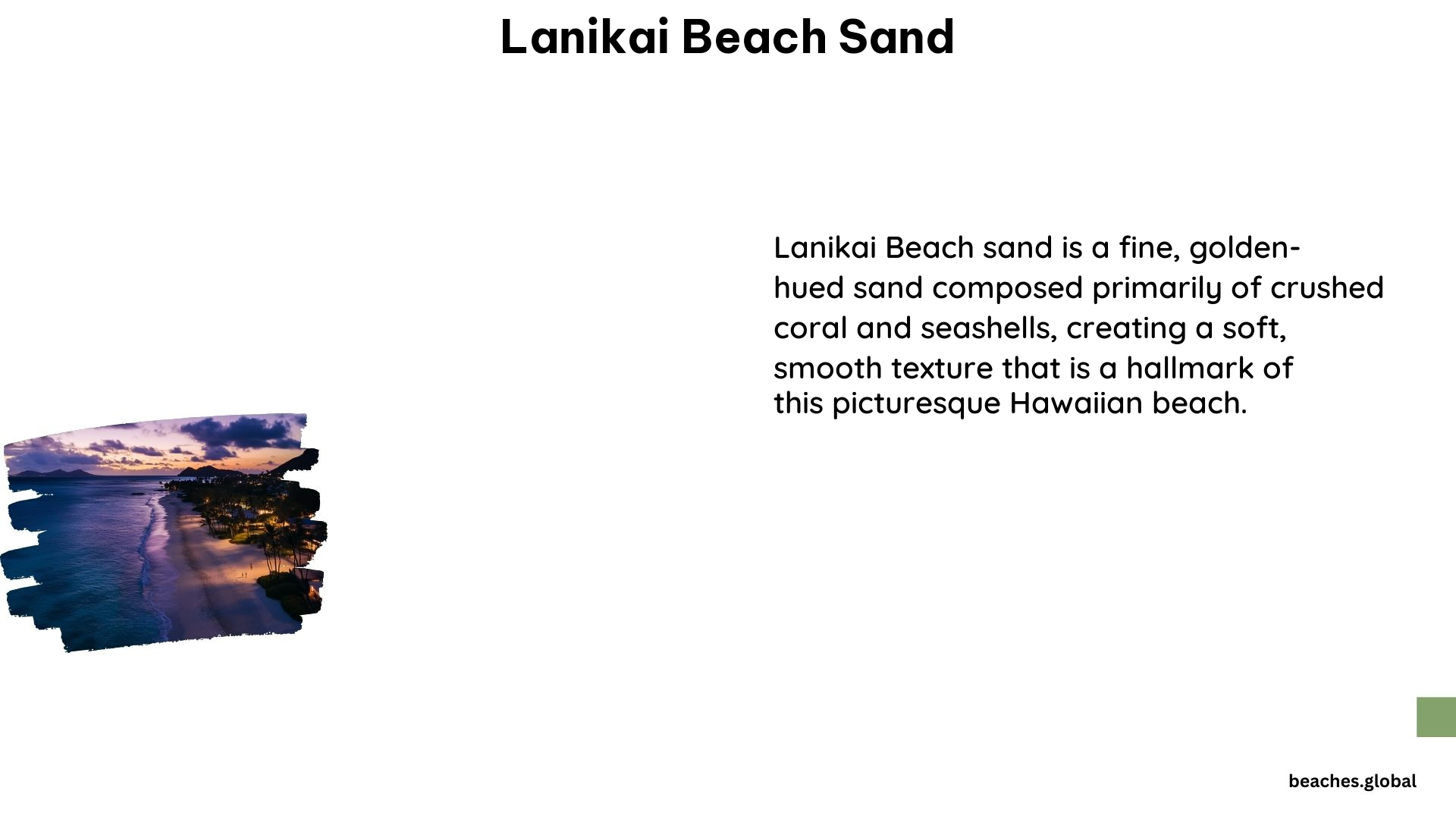 Lanikai Beach Sand