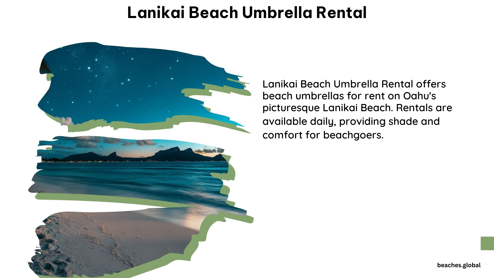 Lanikai Beach Umbrella Rental