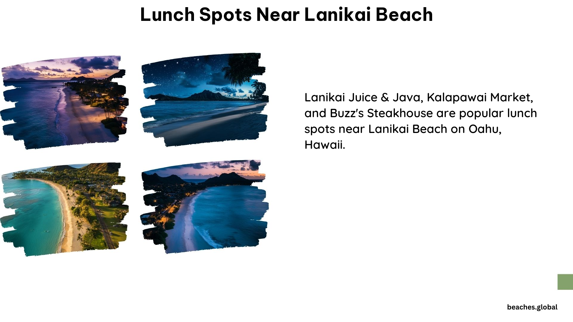 Lunch Spots Near Lanikai Beach