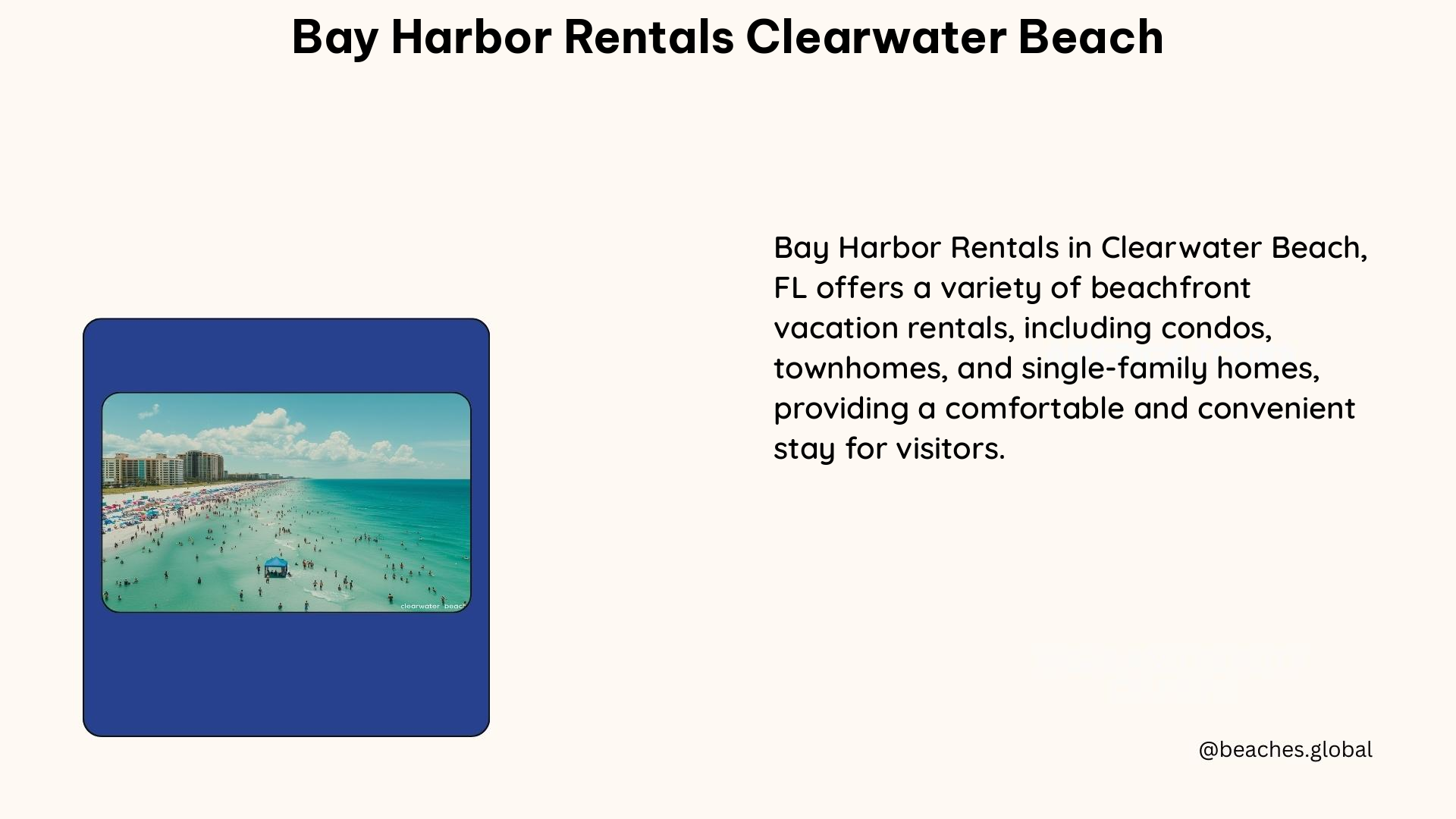 bay harbor rentals clearwater beach