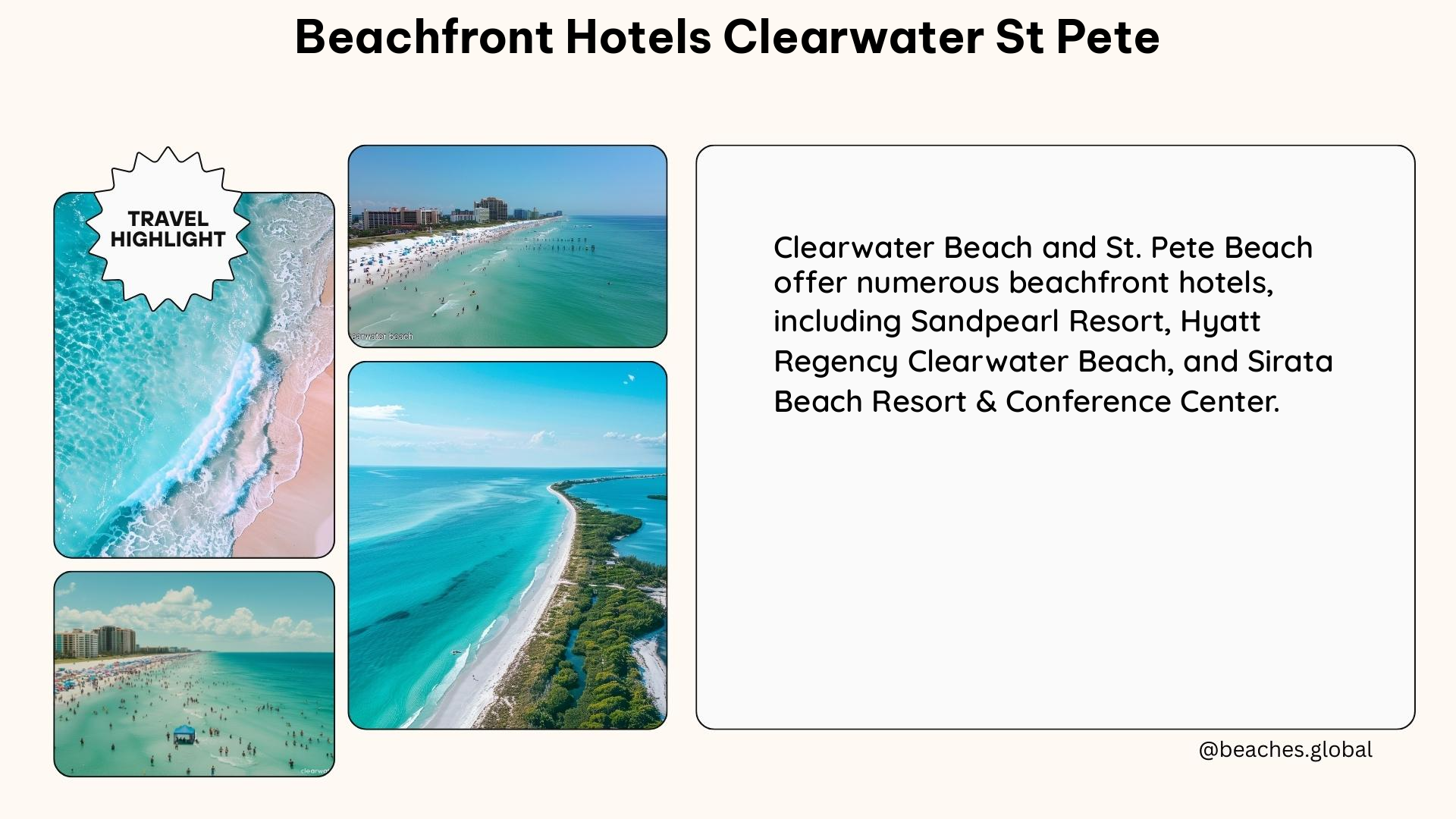 beachfront hotels clearwater st pete