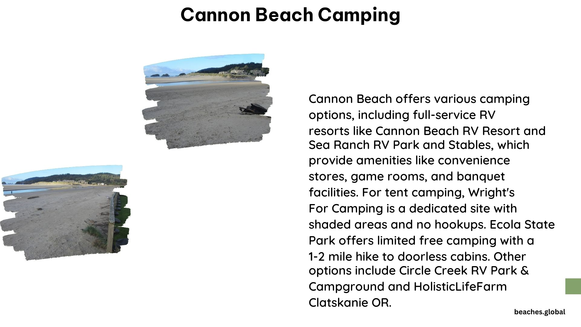 cannon beach camping