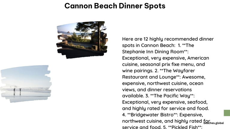 cannon beach dinner spots 1