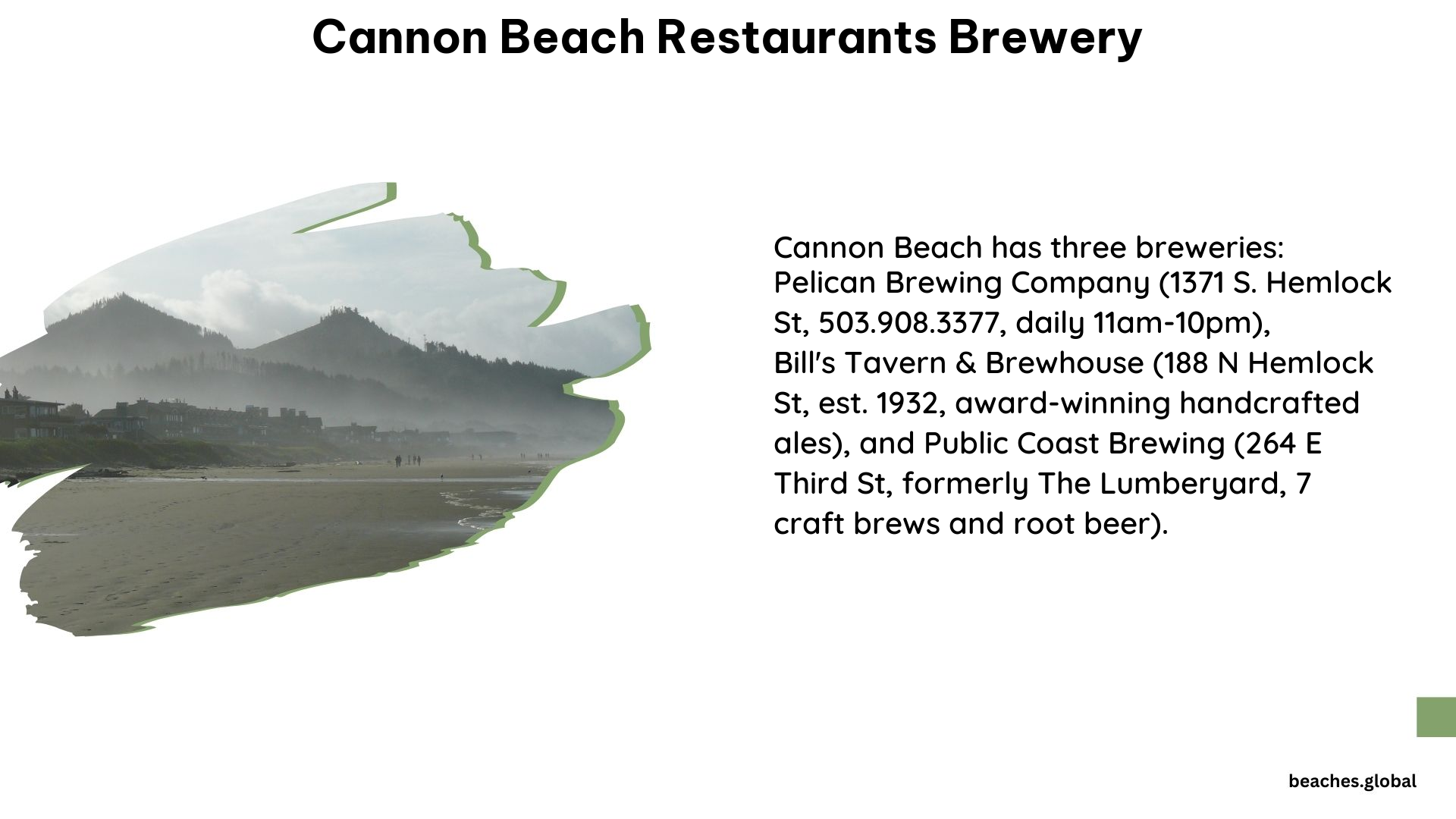 cannon beach restaurants brewery