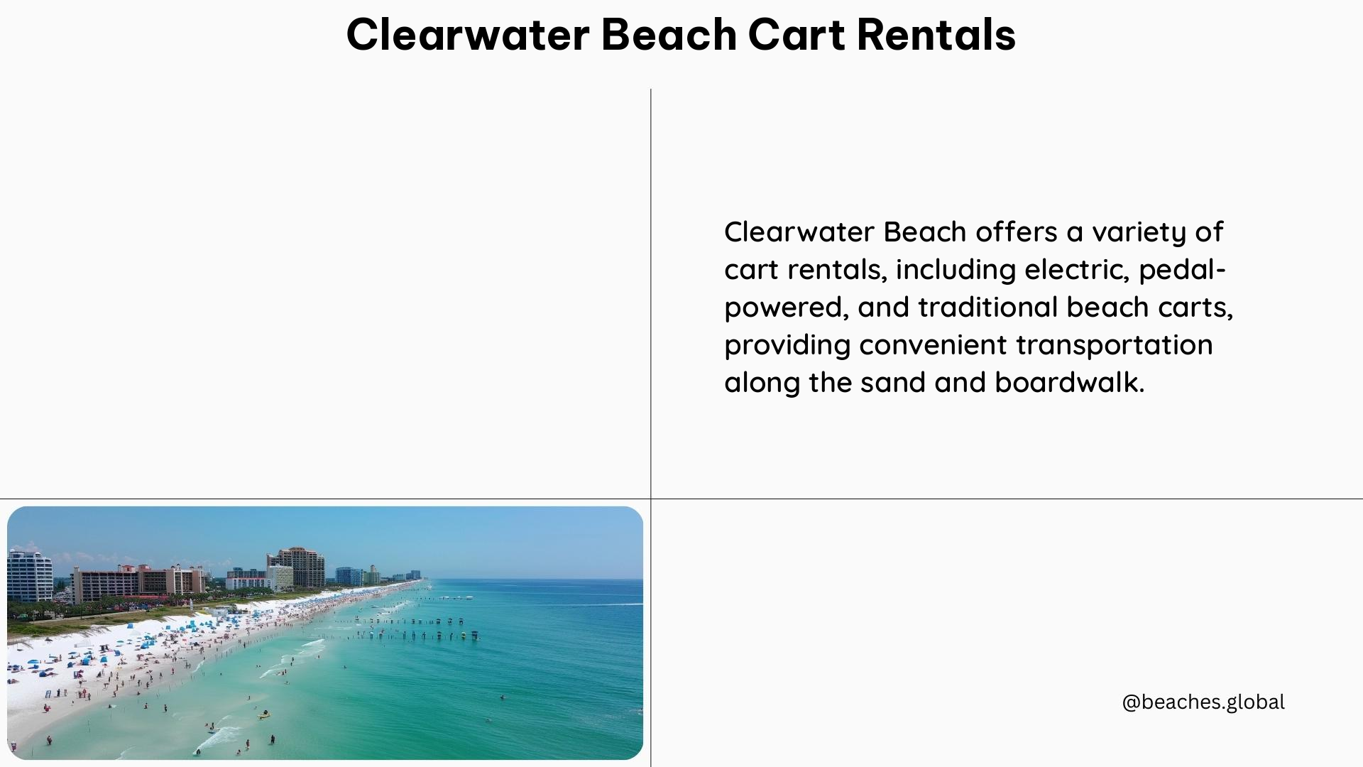 clearwater beach cart rentals