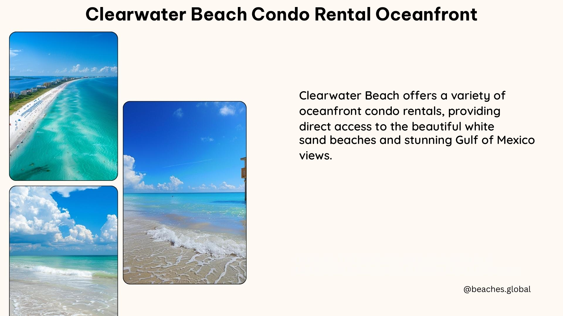 clearwater beach condo rental oceanfront