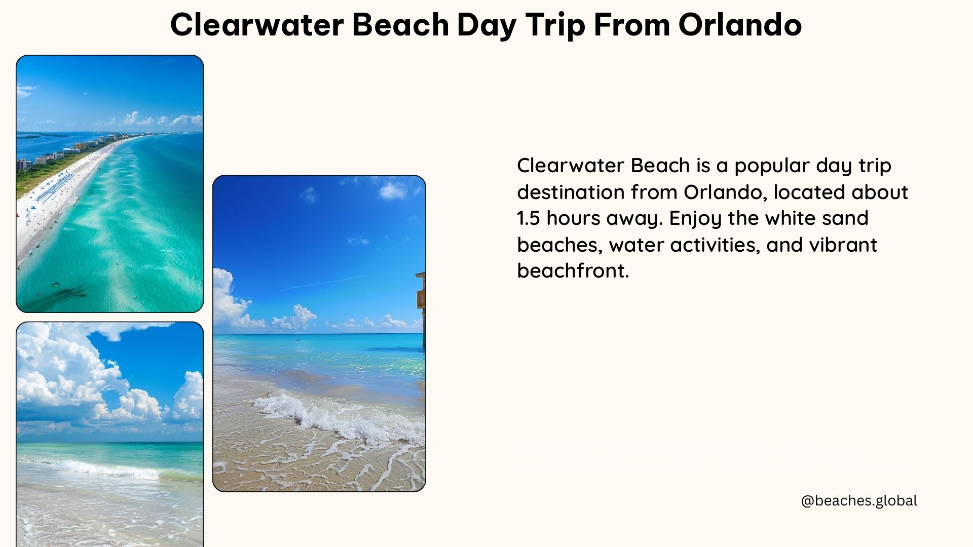 clearwater beach day trip from orlando