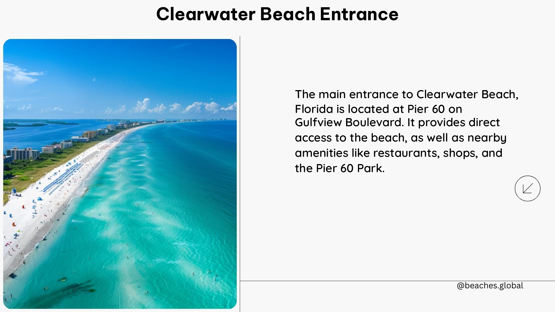 clearwater beach entrance