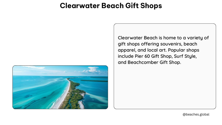 clearwater beach gift shops