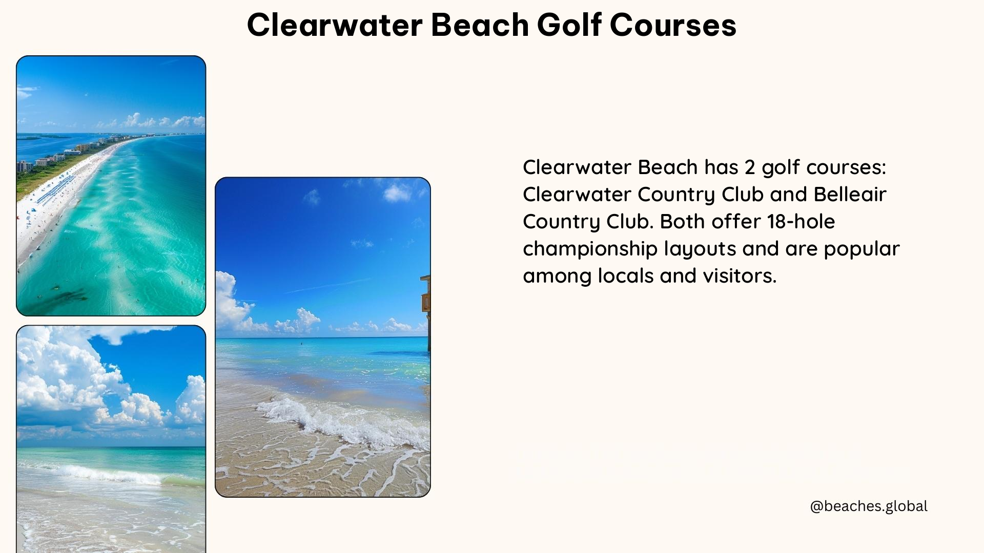 clearwater beach golf courses