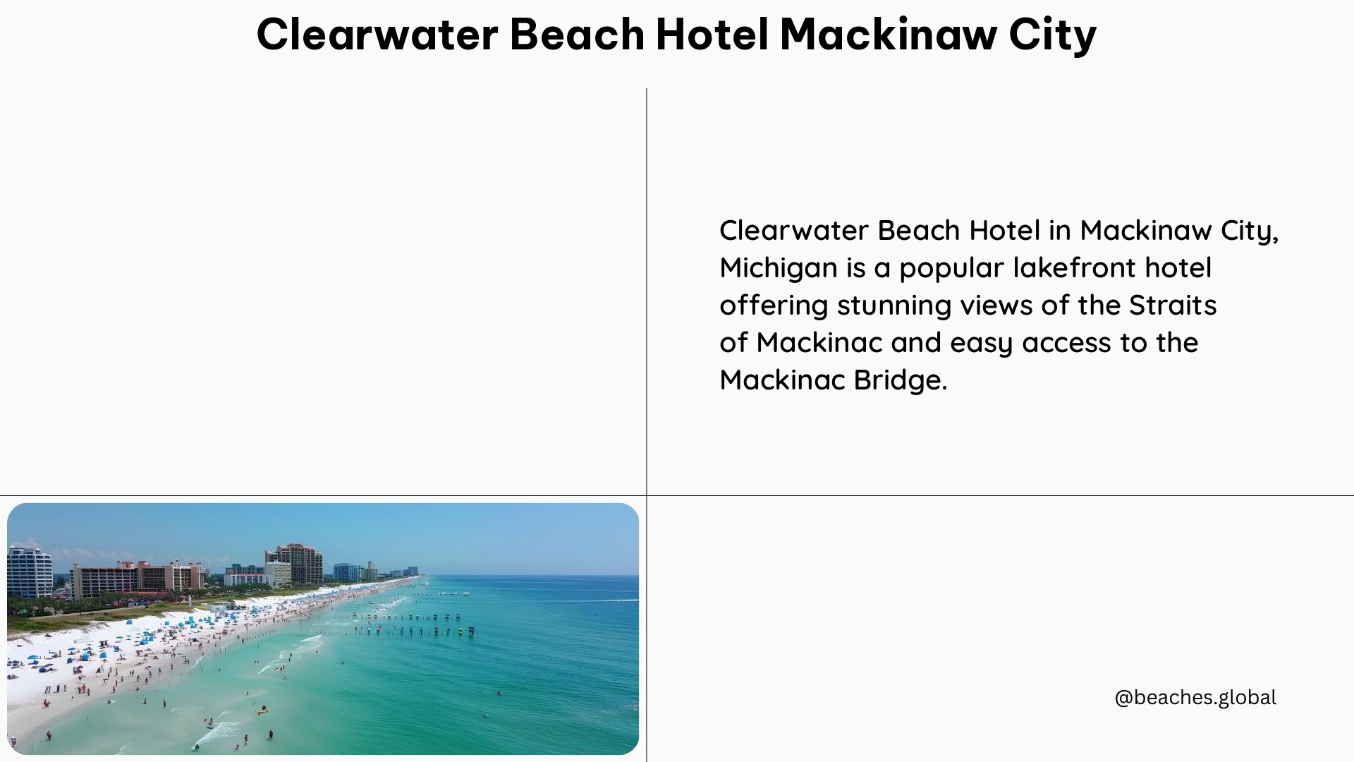 clearwater beach hotel mackinaw city