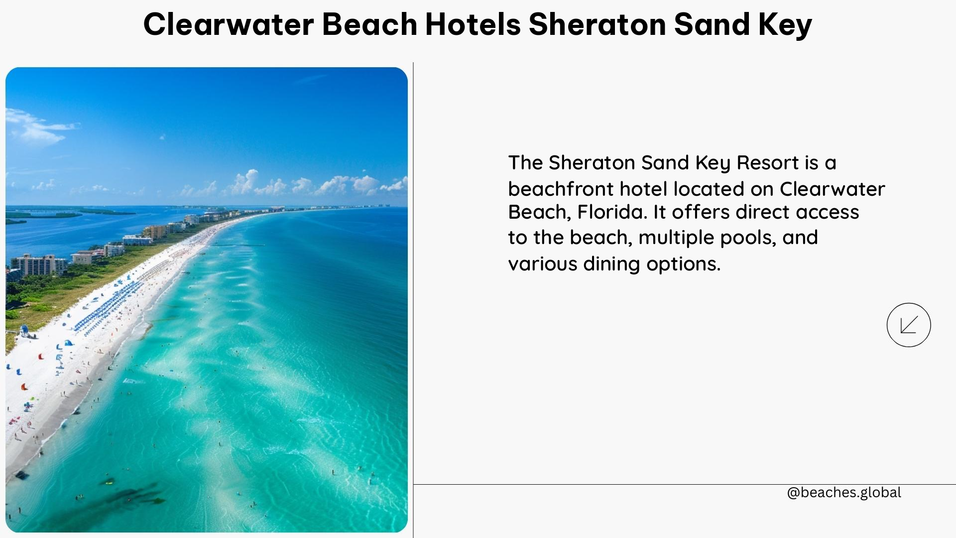 clearwater beach hotels sheraton sand key