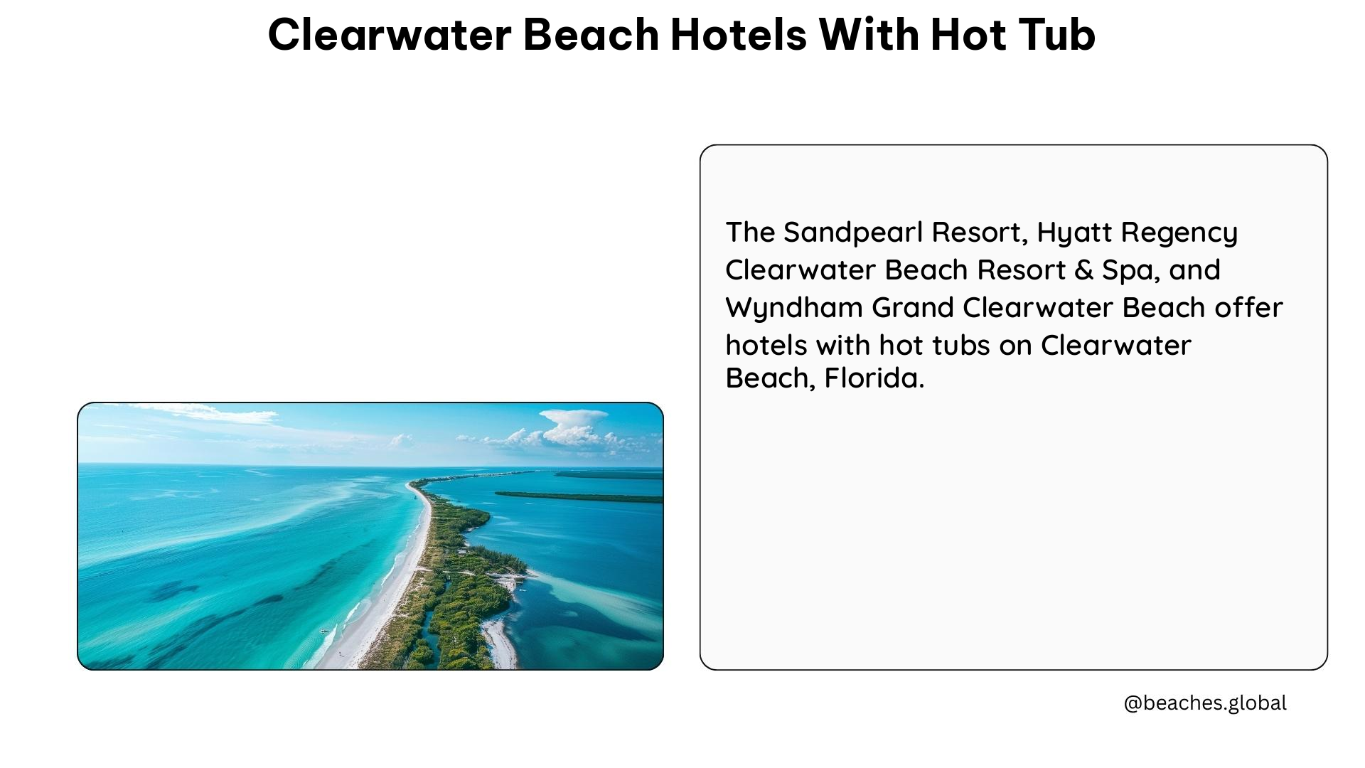 clearwater beach hotels with hot tub