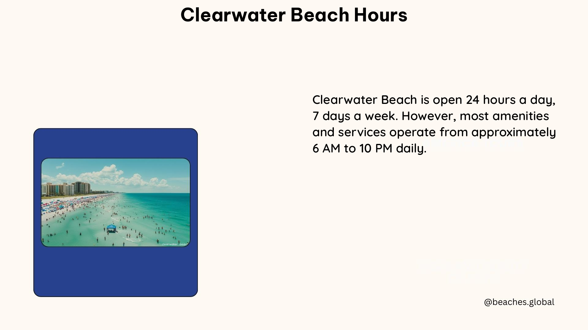 clearwater beach hours