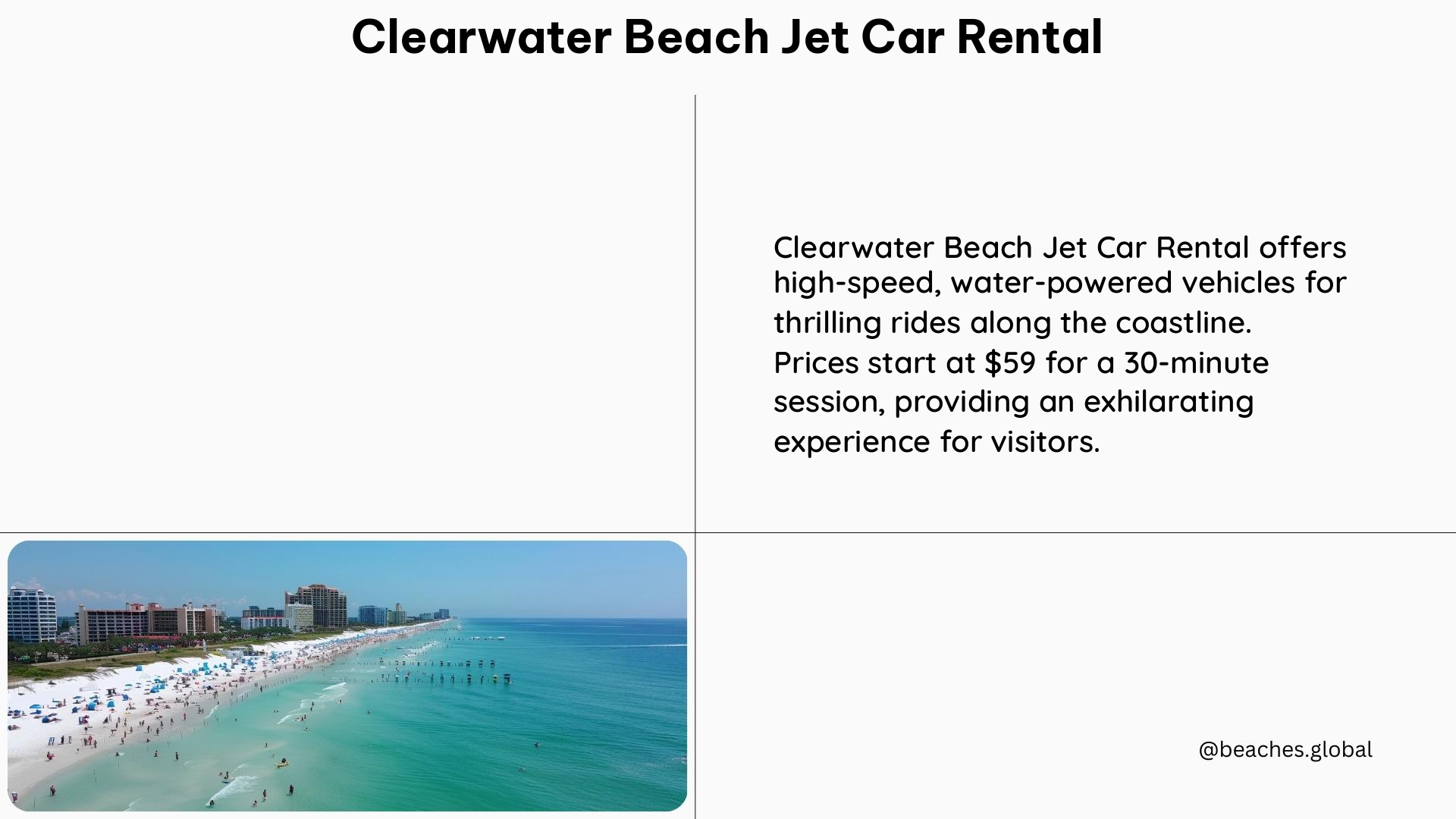 clearwater beach jet car rental