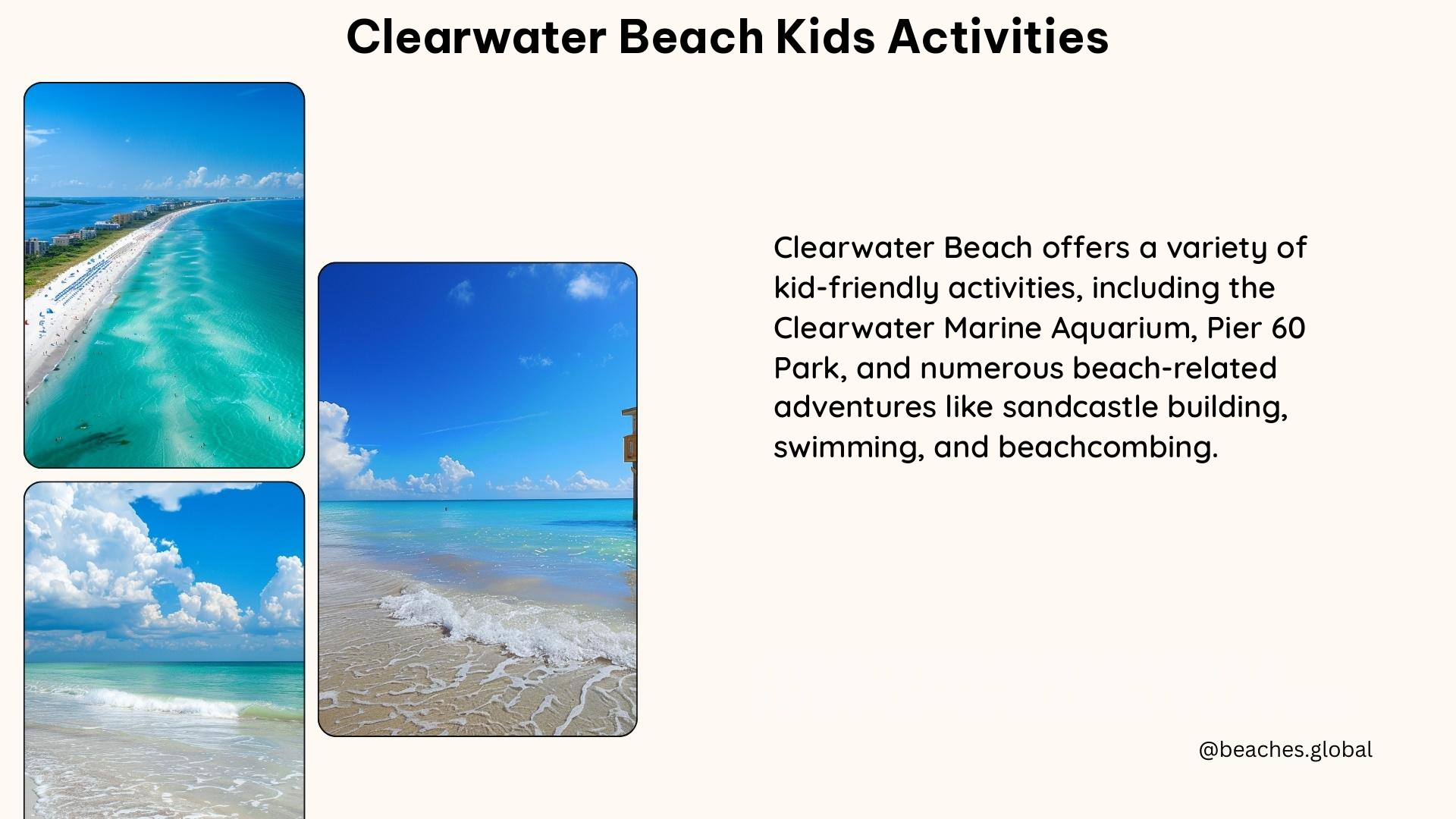 clearwater beach kids activities