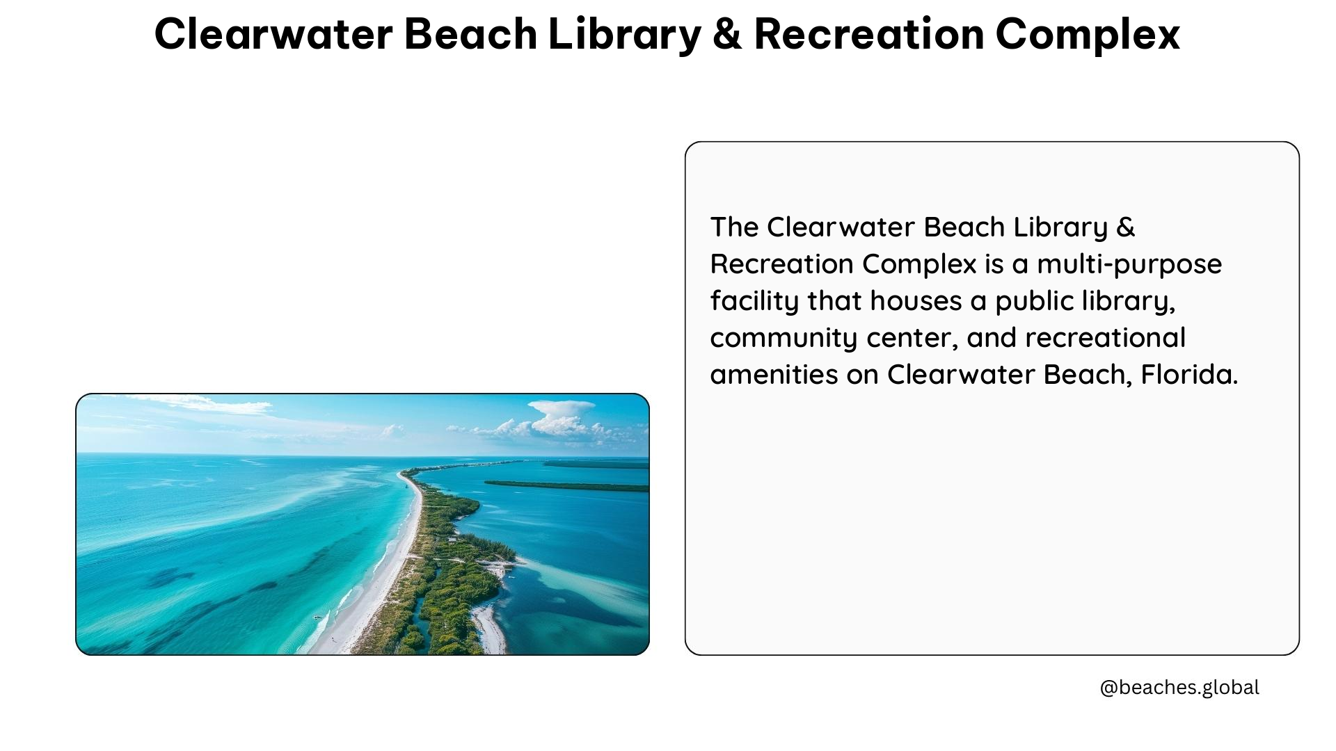 clearwater beach library & recreation complex