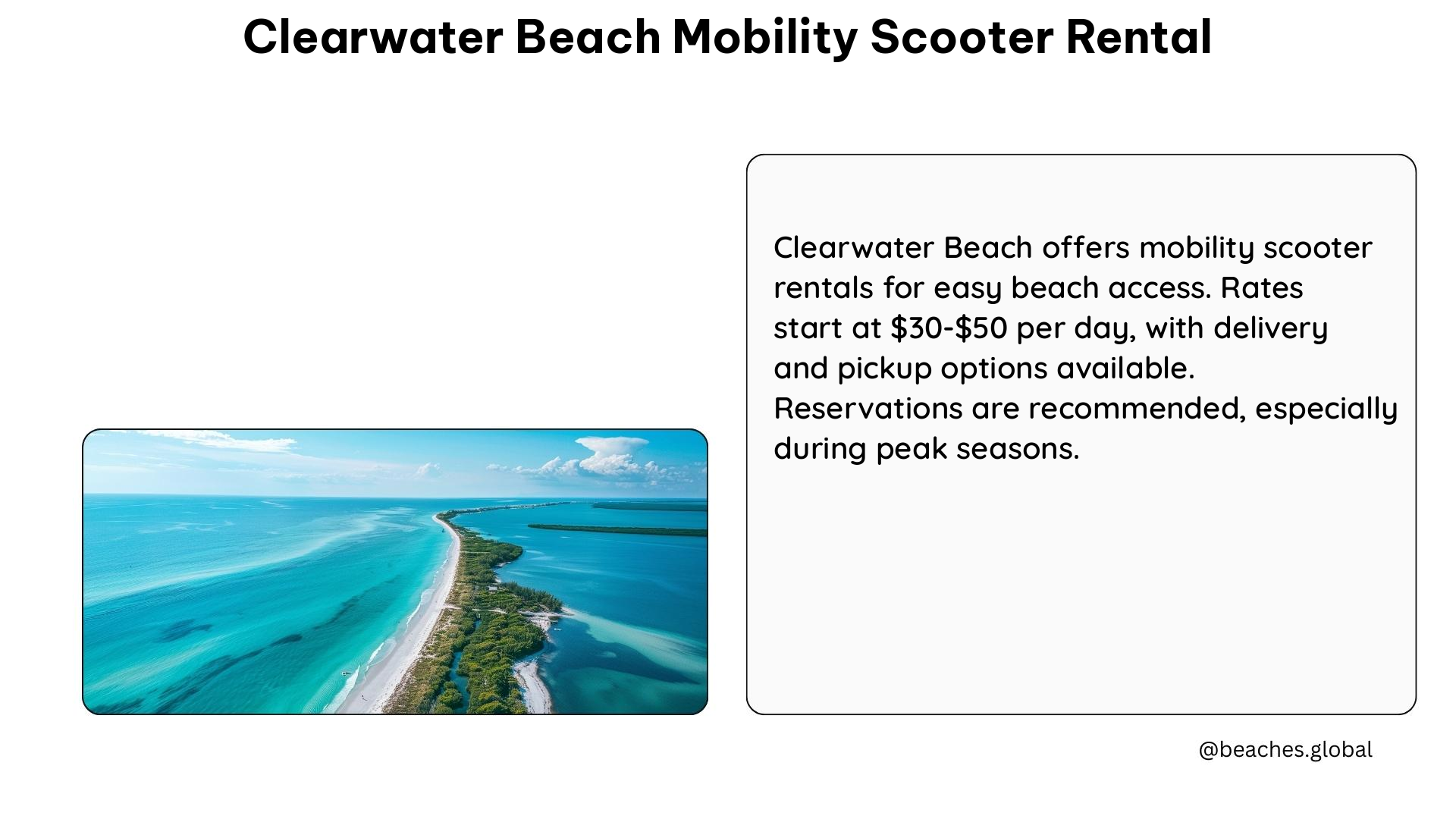 clearwater beach mobility scooter rental