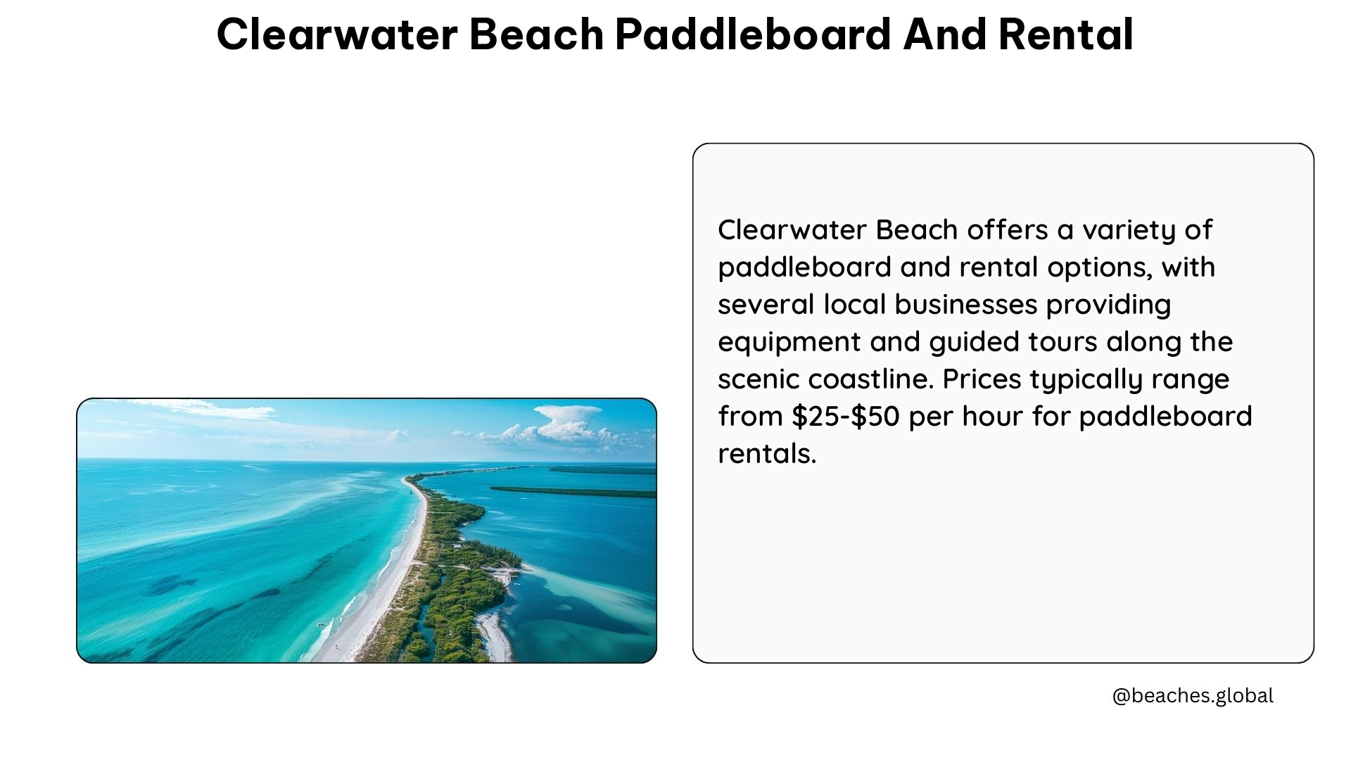 clearwater beach paddleboard and rental