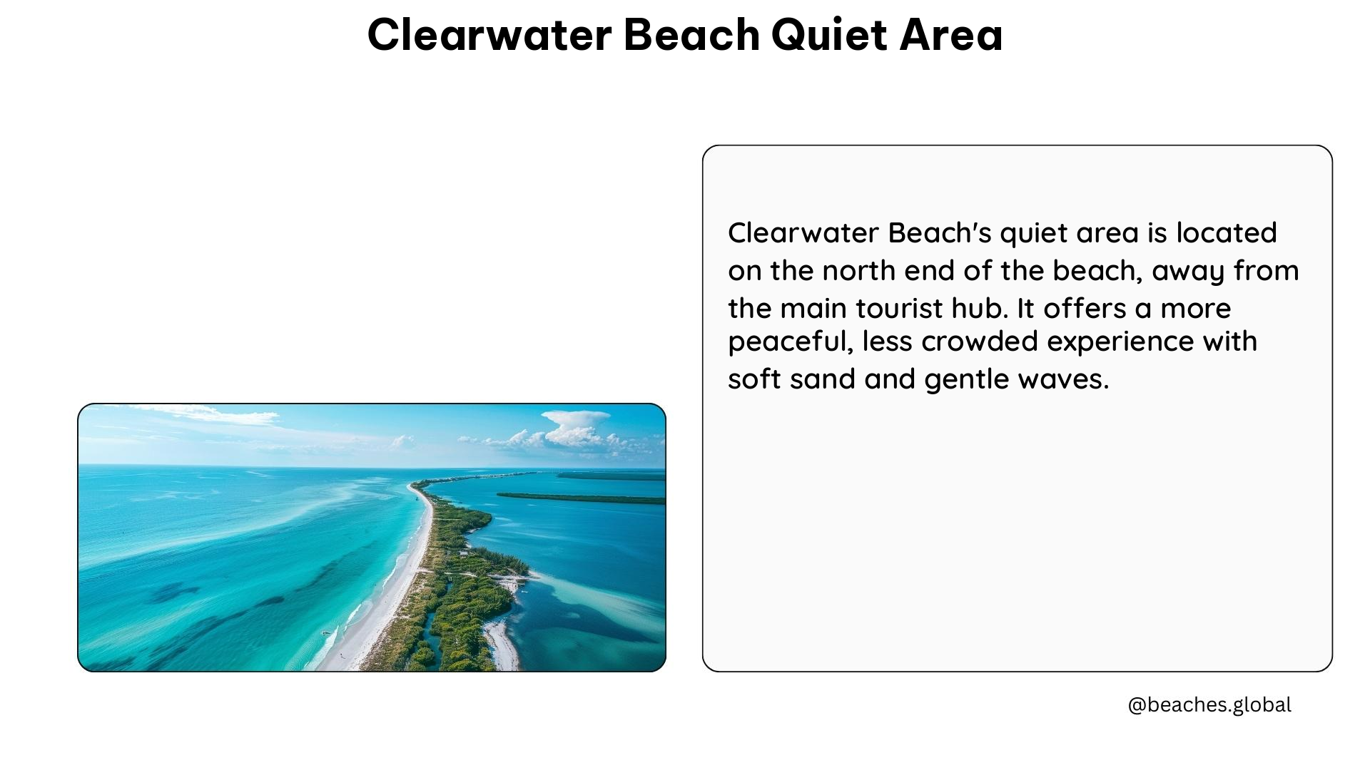 clearwater beach quiet area