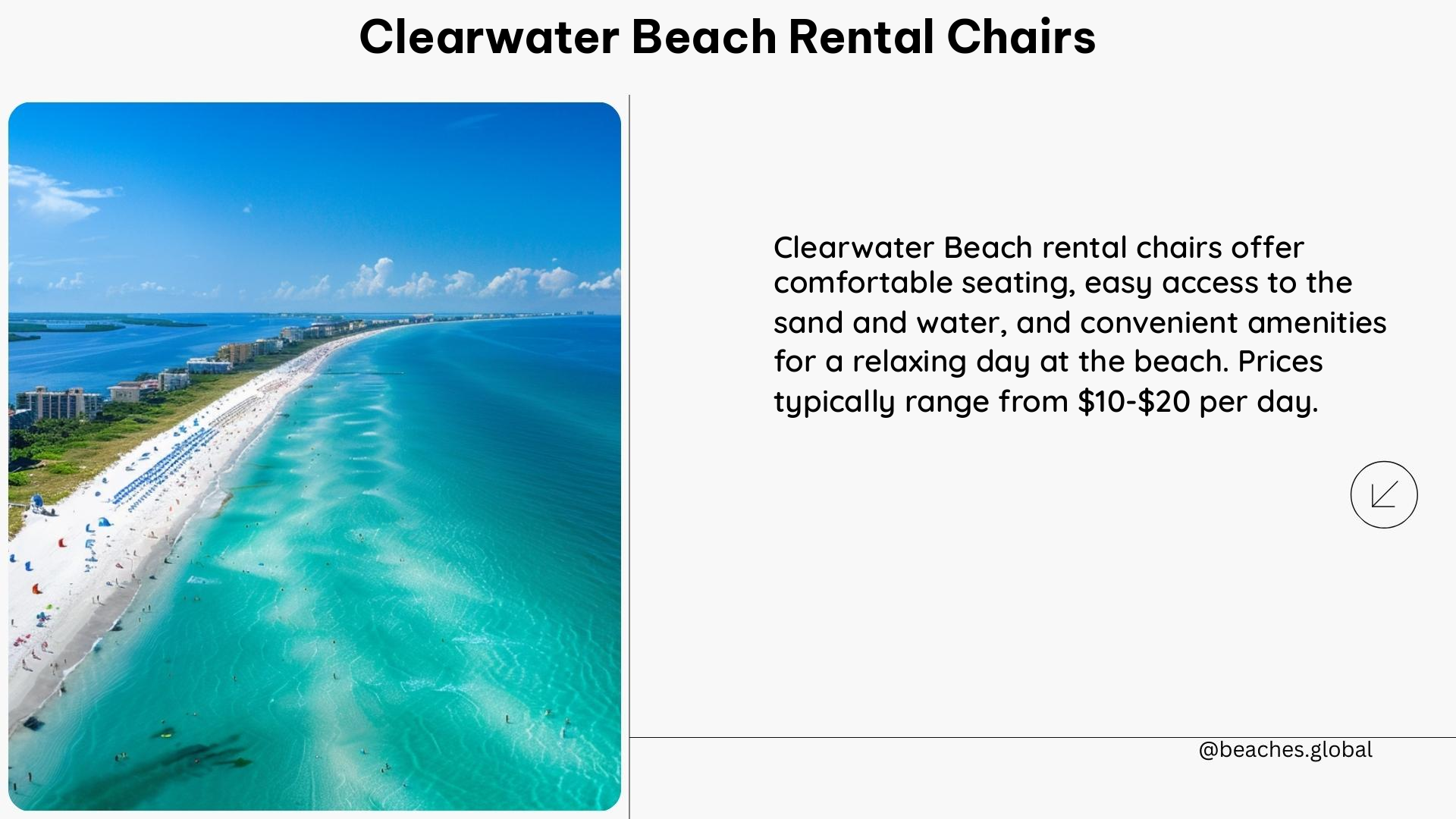 clearwater beach rental chairs