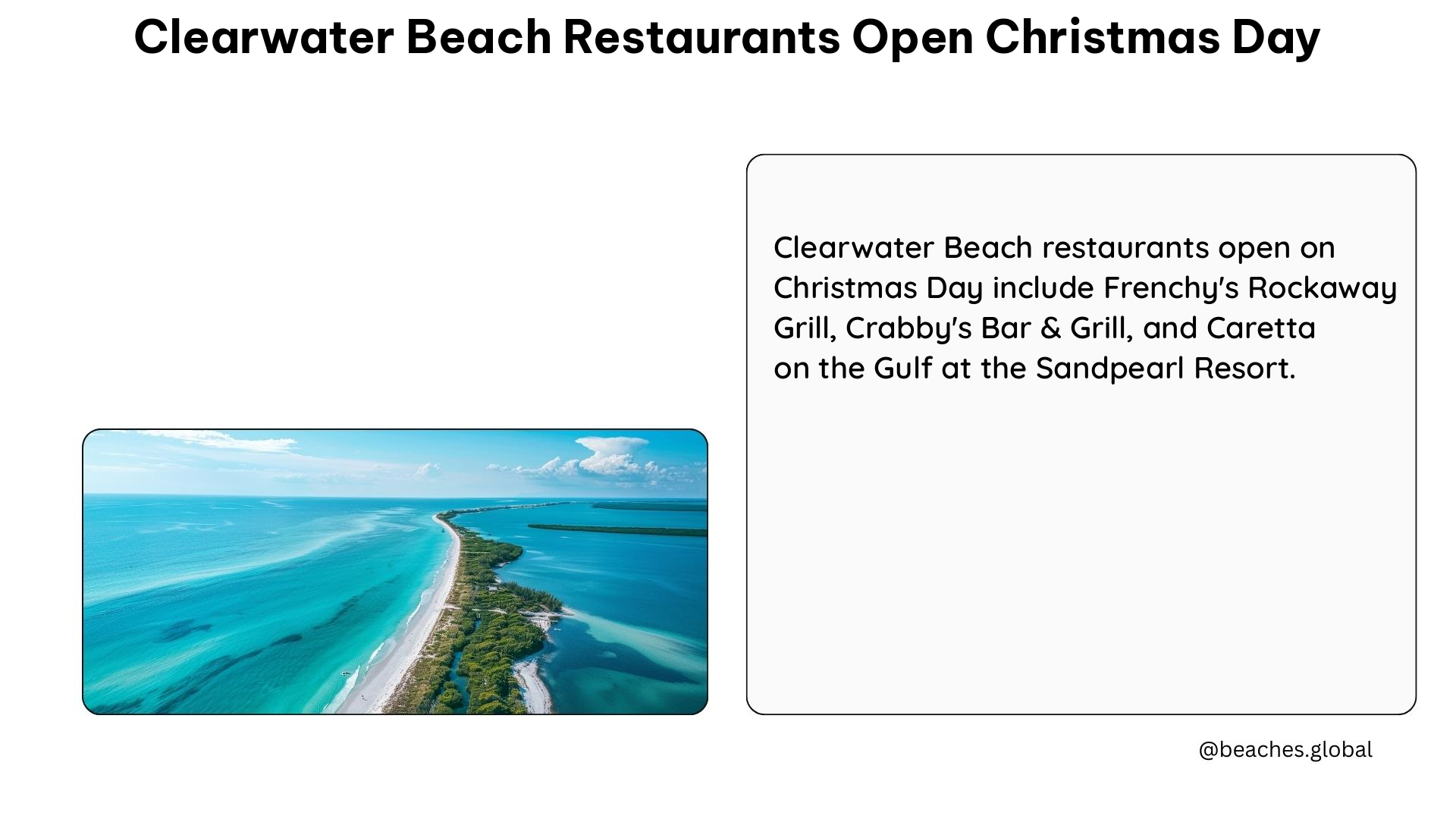 clearwater beach restaurants open christmas day