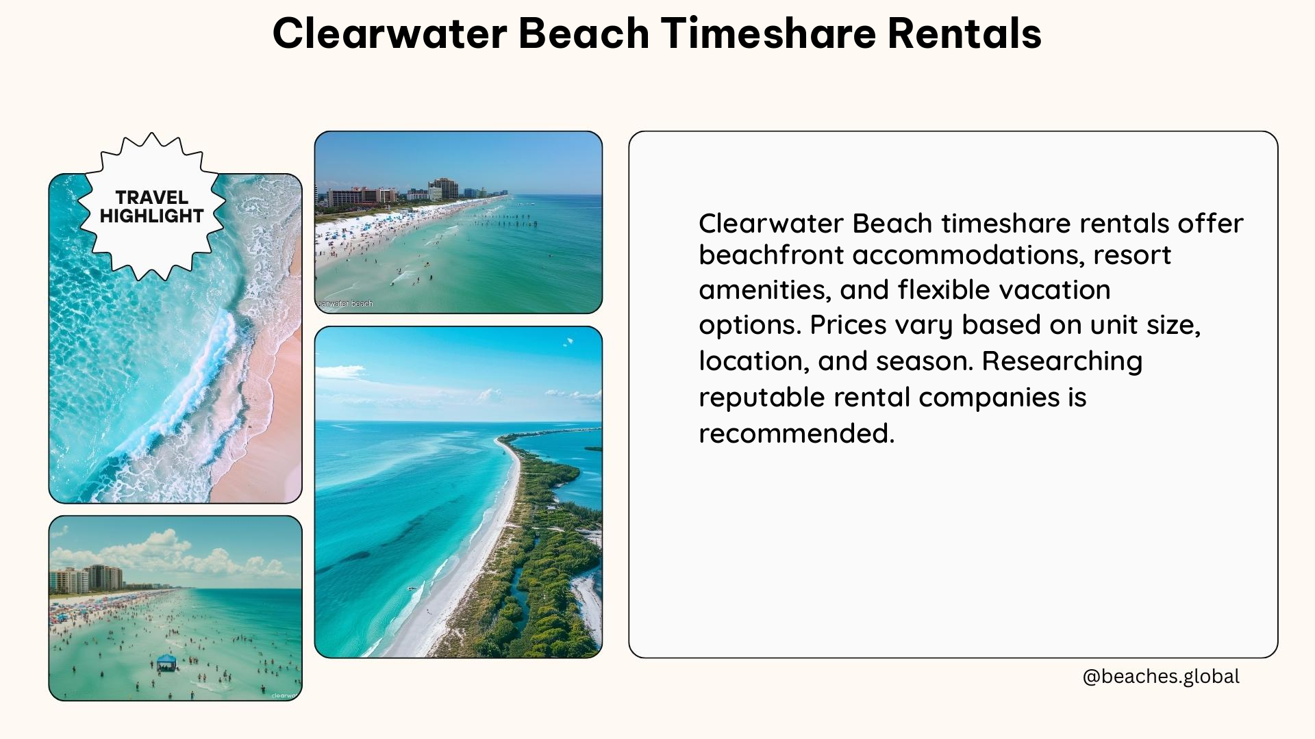 clearwater beach timeshare rentals