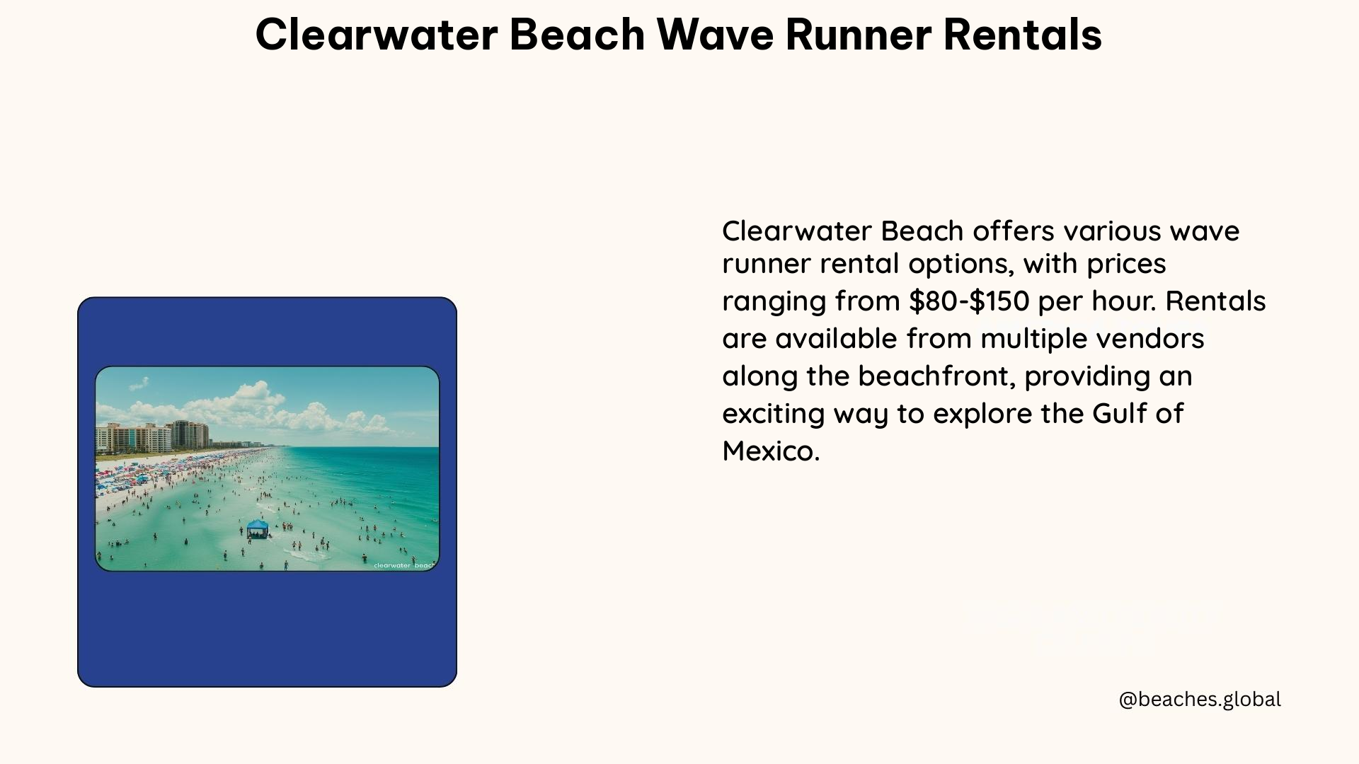 clearwater beach wave runner rentals