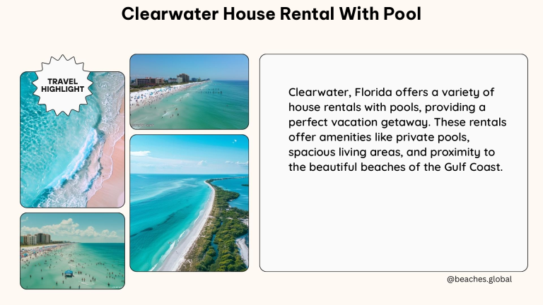 clearwater house rental with pool