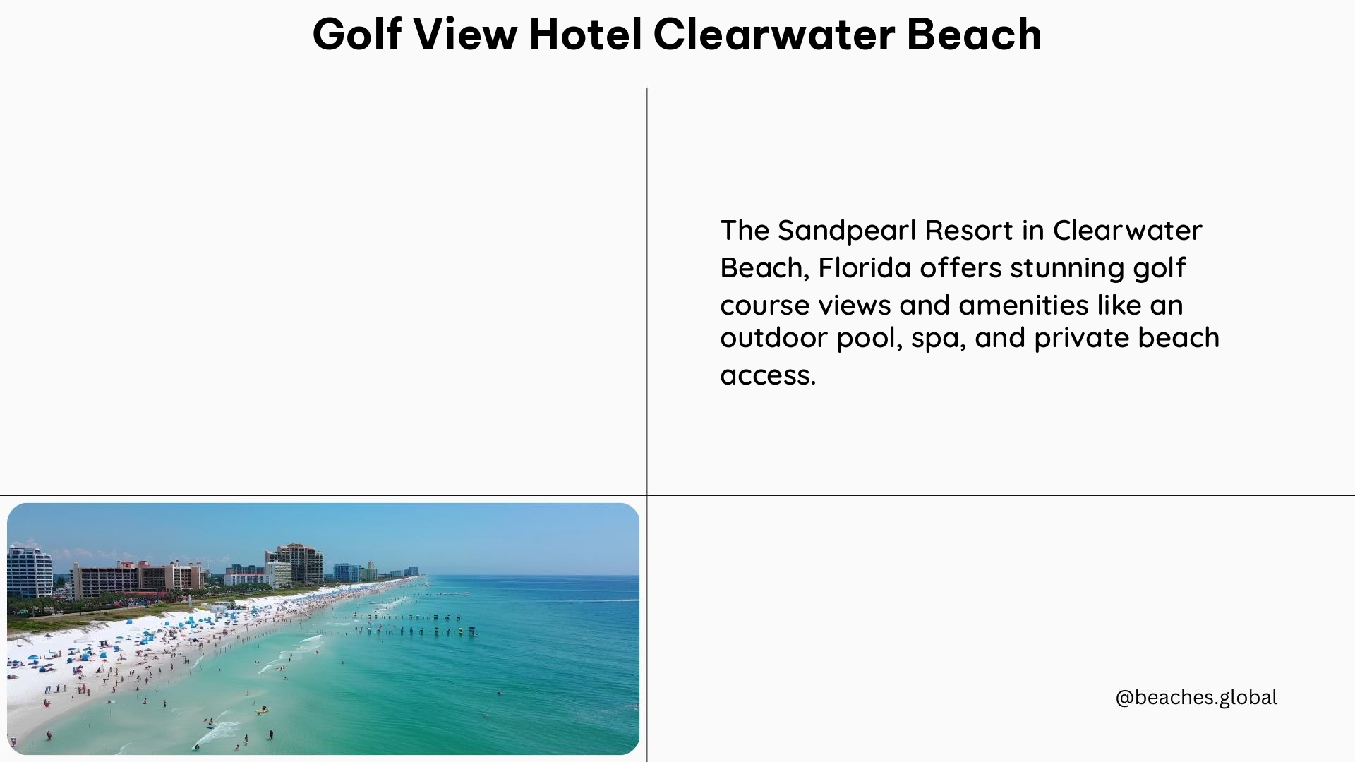 golf view hotel clearwater beach