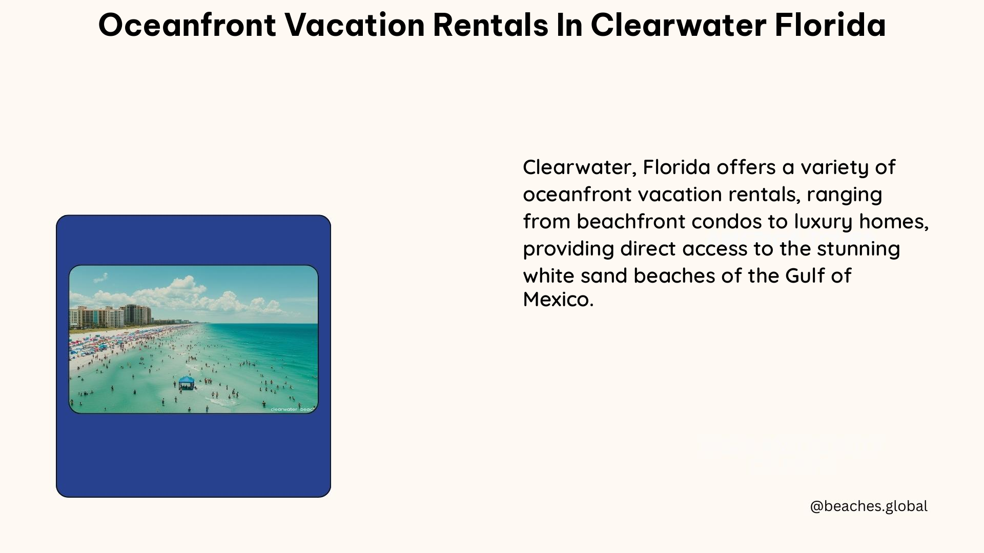 oceanfront vacation rentals in clearwater florida