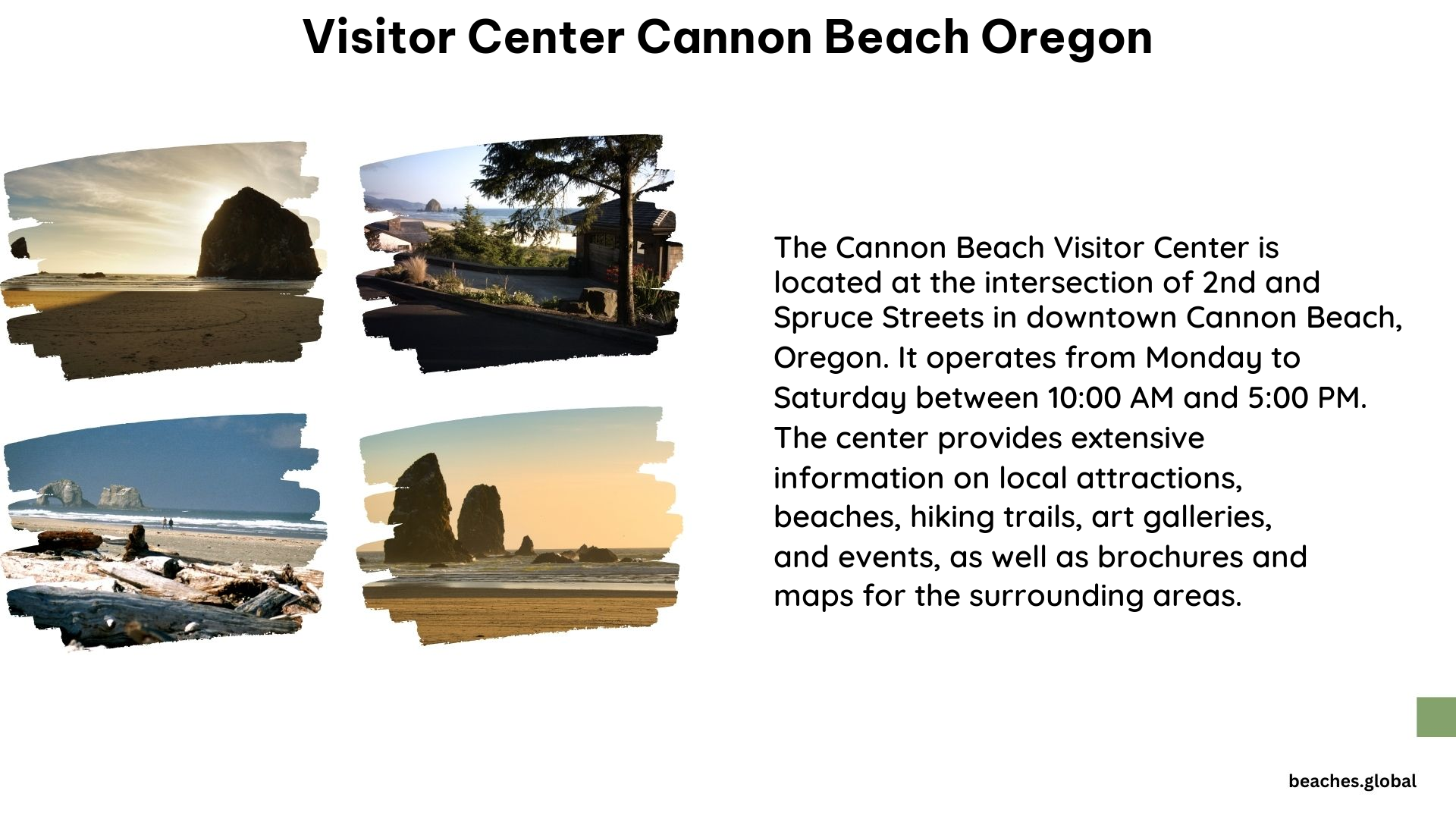 visitor center cannon beach oregon