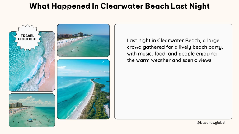 what happened in clearwater beach last night