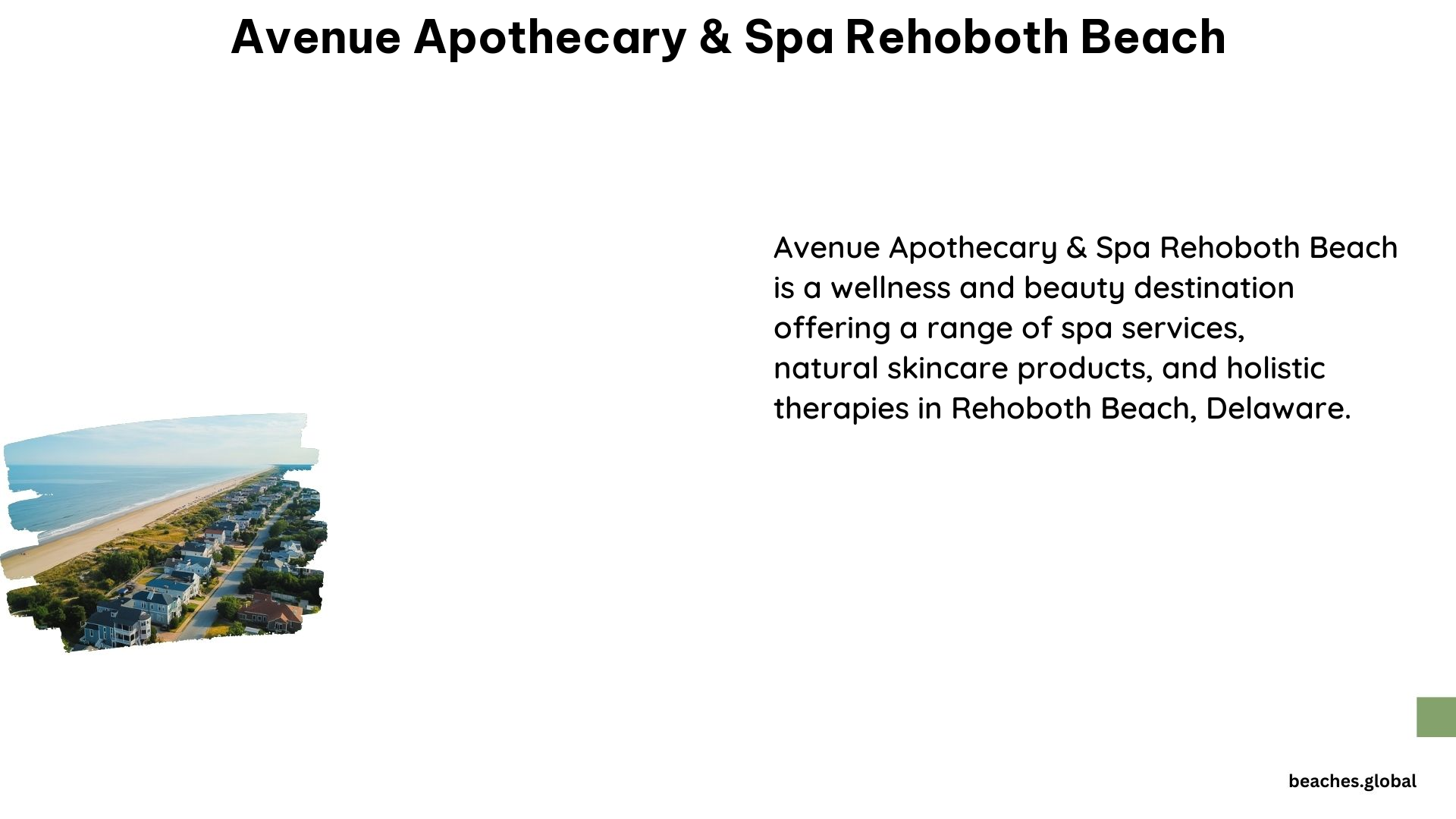 Avenue Apothecary & Spa Rehoboth Beach