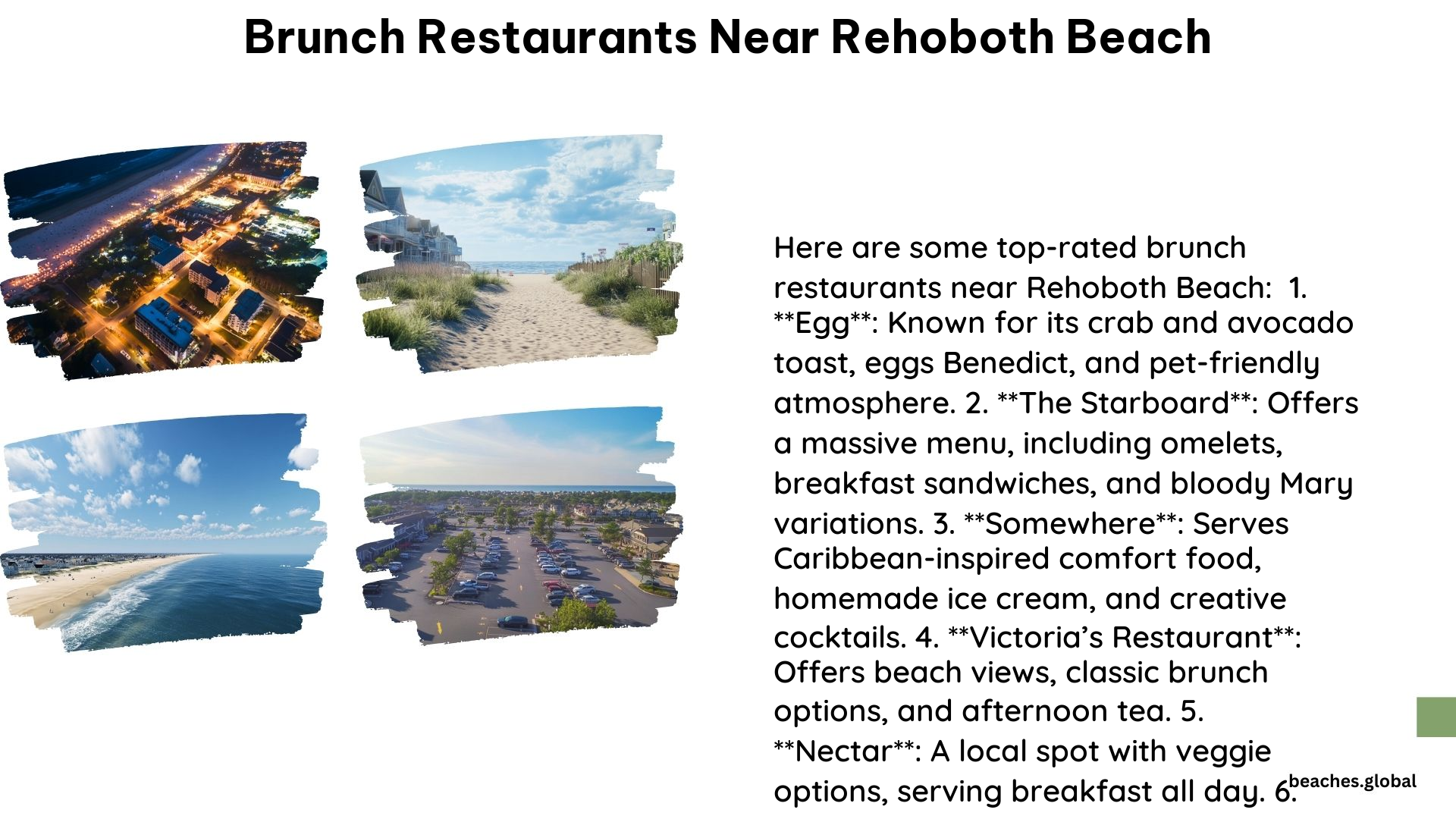 Brunch Restaurants Near Rehoboth Beach