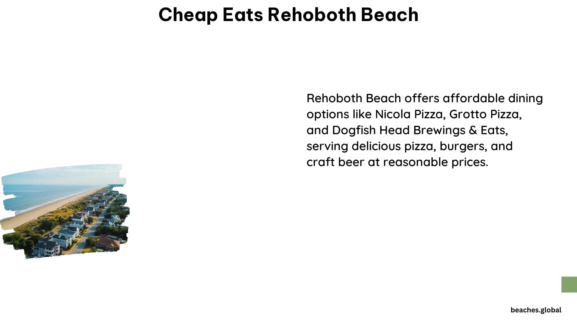 Cheap Eats Rehoboth Beach