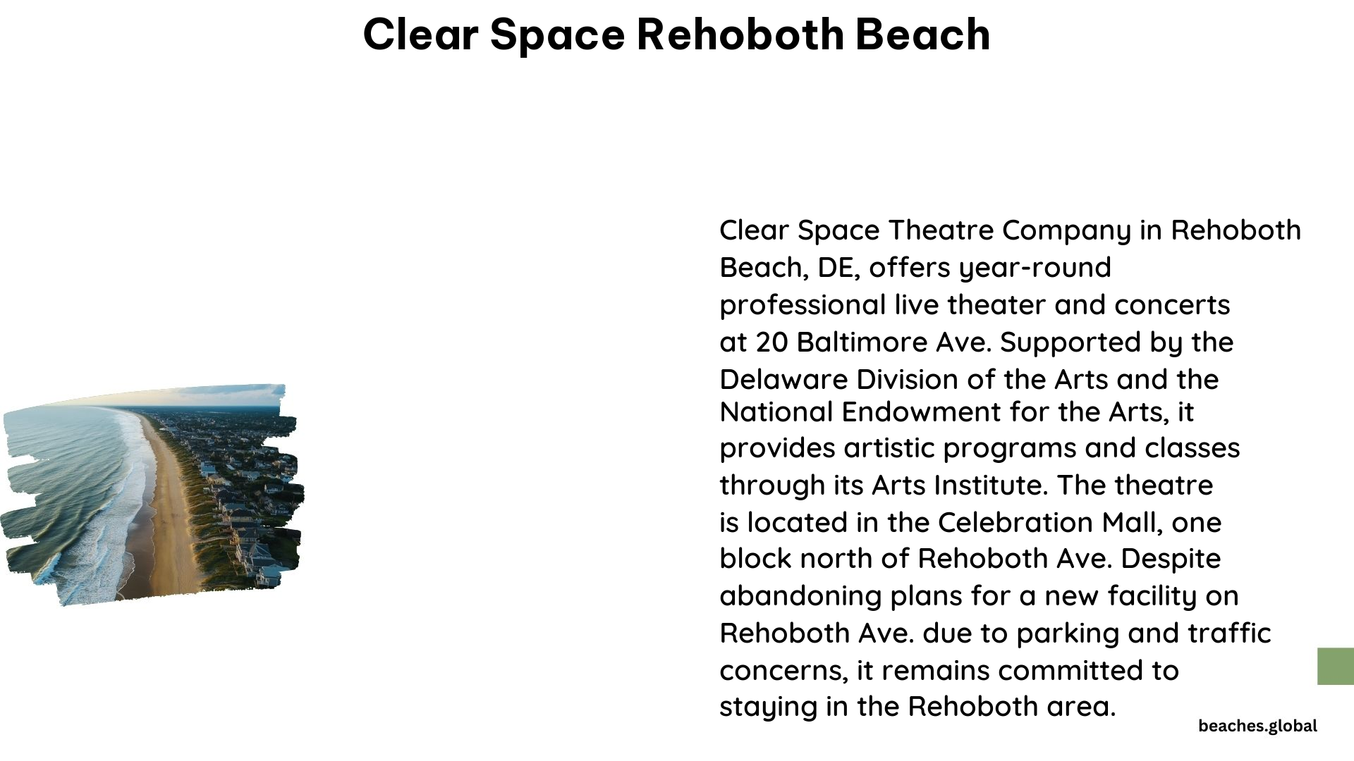 Clear Space Rehoboth Beach