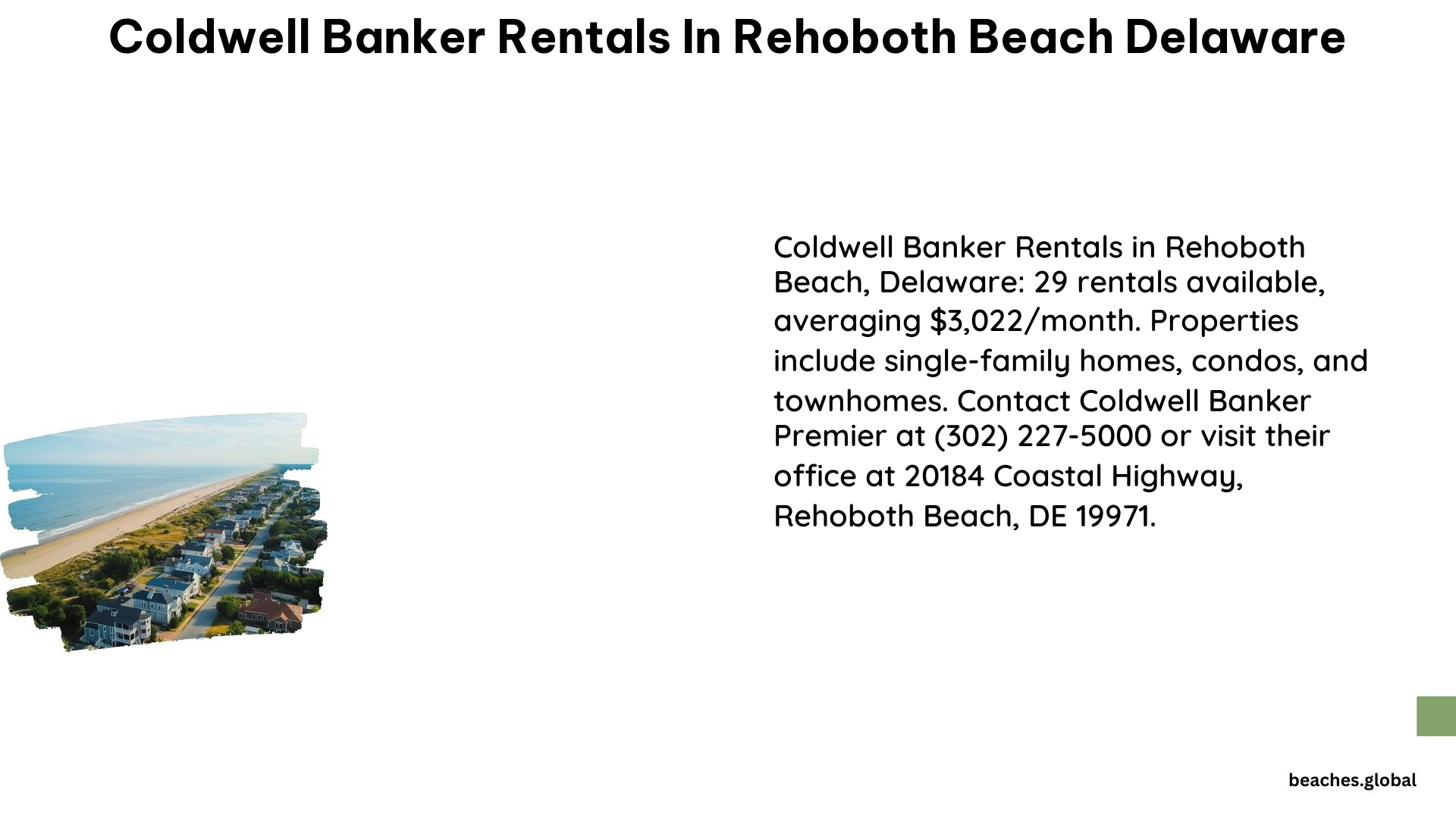 Coldwell Banker Rentals in Rehoboth Beach Delaware