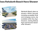 Does Rehoboth Beach Have Showers