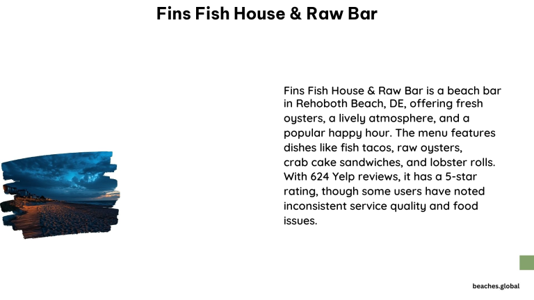 Fins Fish House Raw Bar