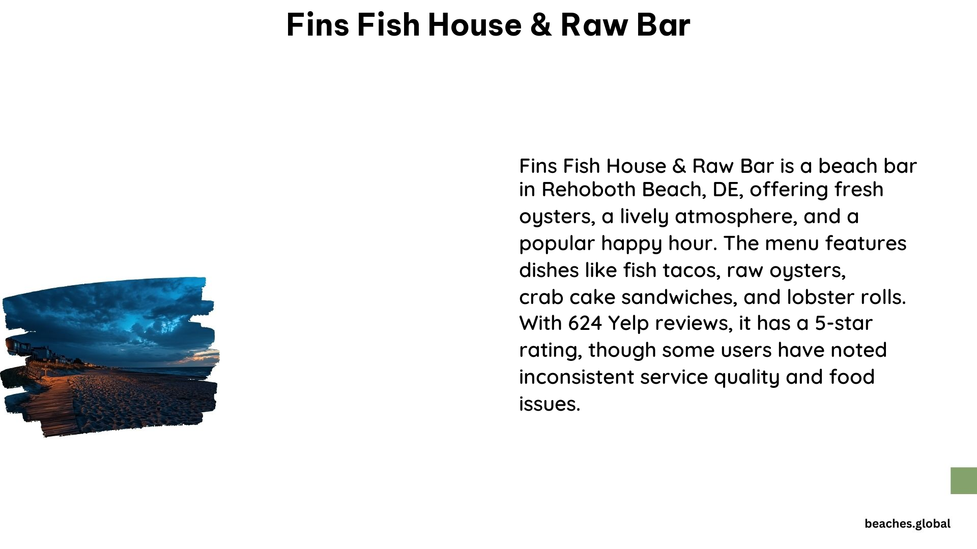 Fins Fish House & Raw Bar