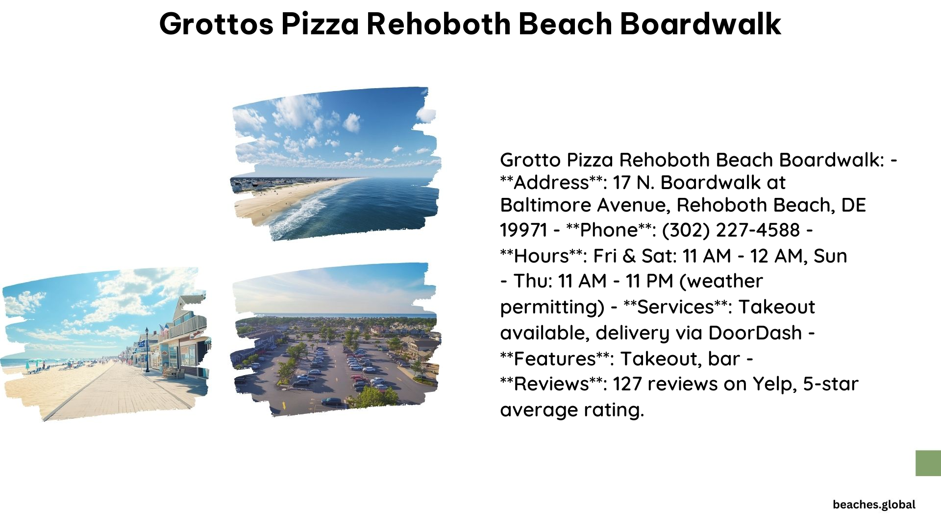 Grottos Pizza Rehoboth Beach Boardwalk