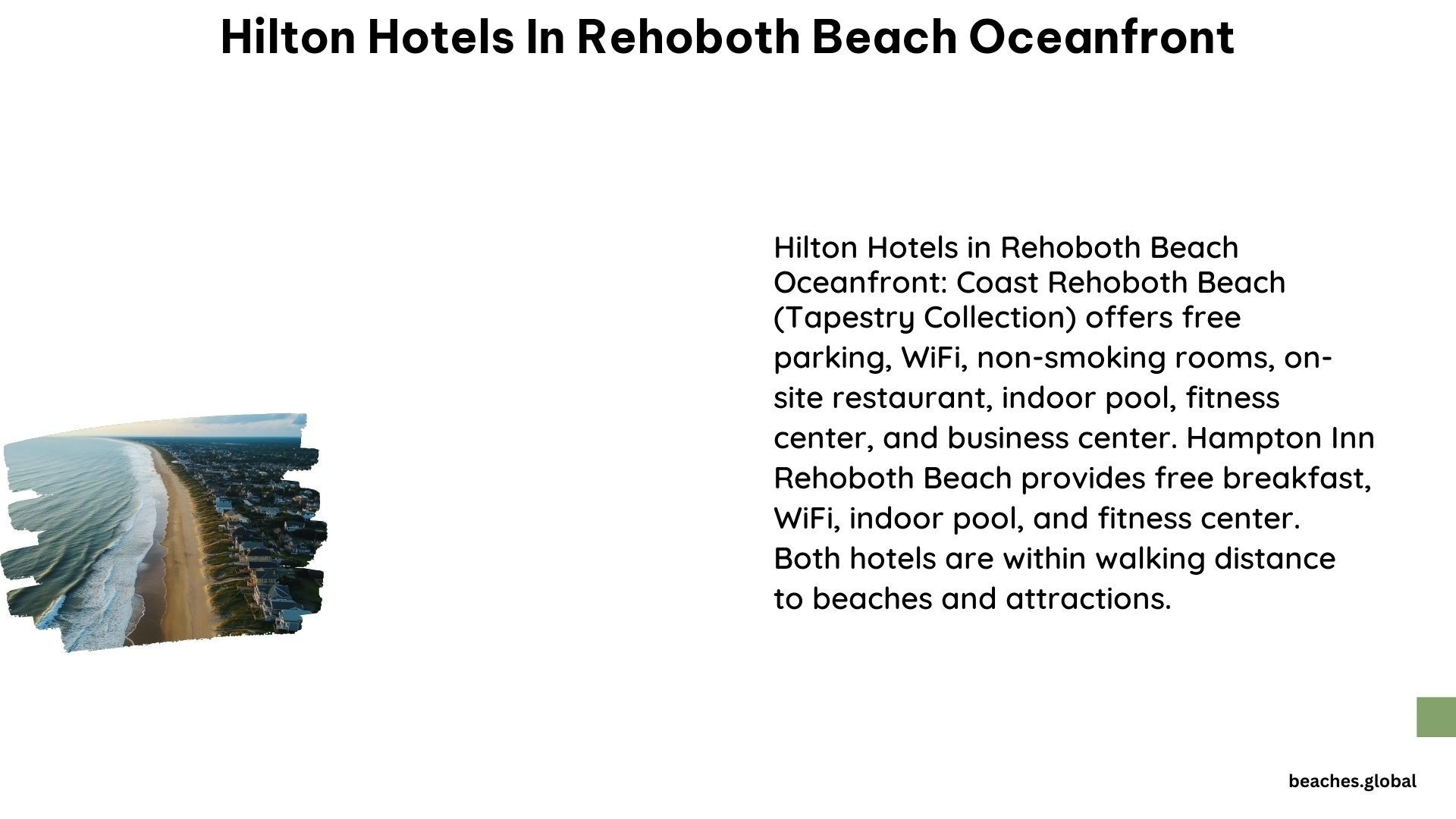 Hilton Hotels in Rehoboth Beach Oceanfront