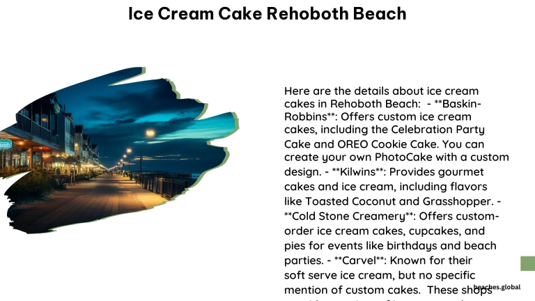 Ice Cream Cake Rehoboth Beach